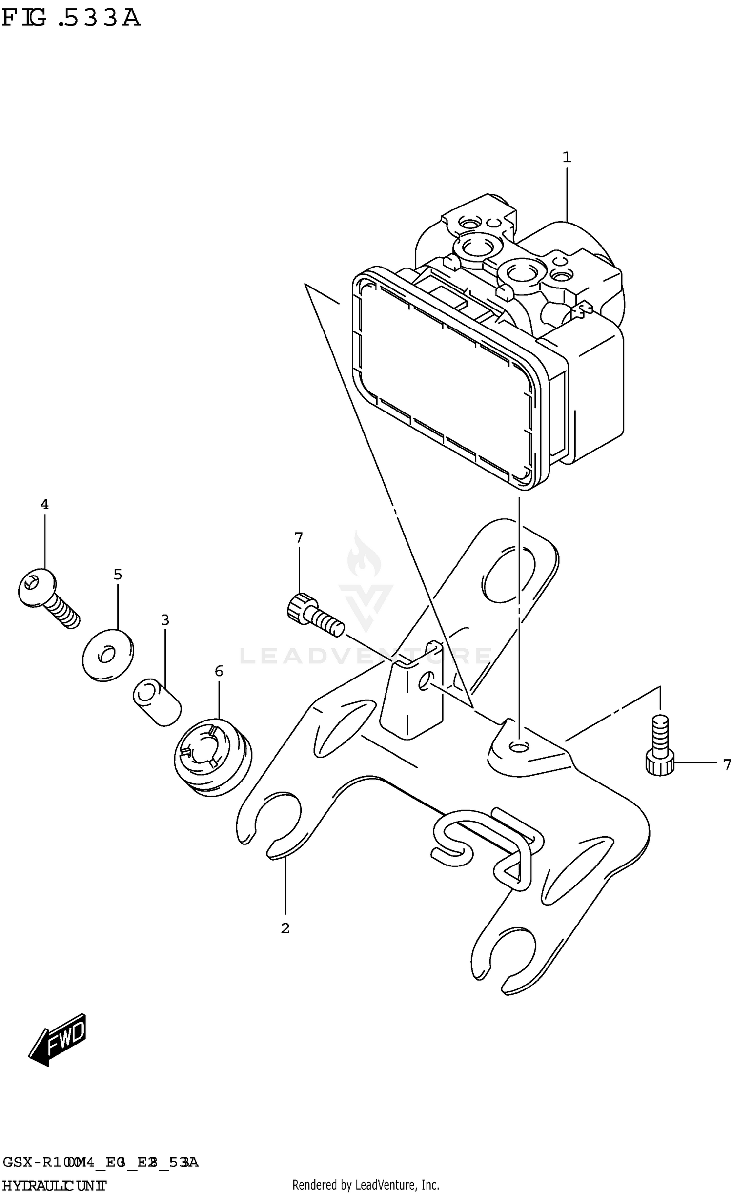 HYDRAULIC UNIT (GSX-R1000A)