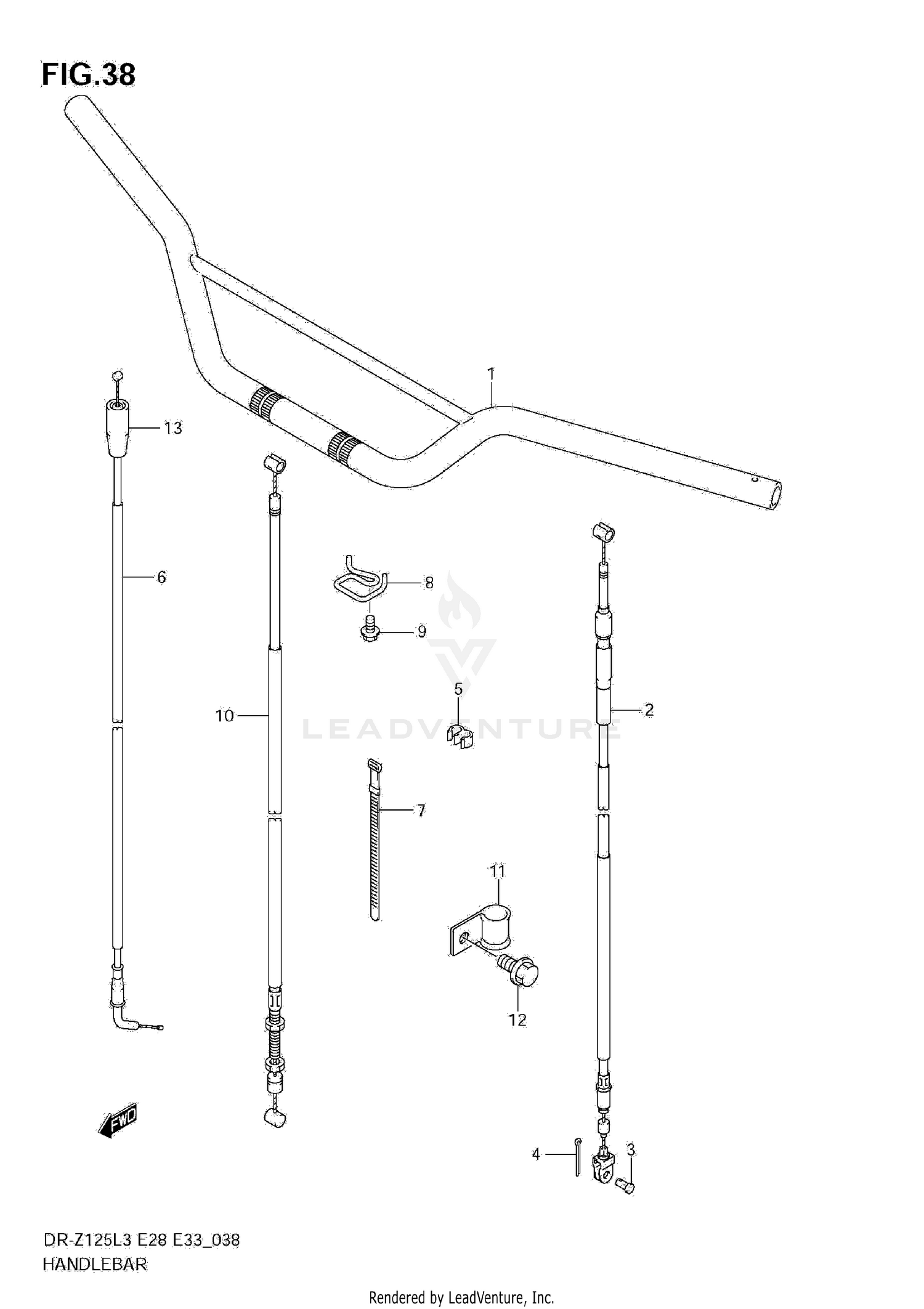 HANDLEBAR (DR-Z125L3 E33)