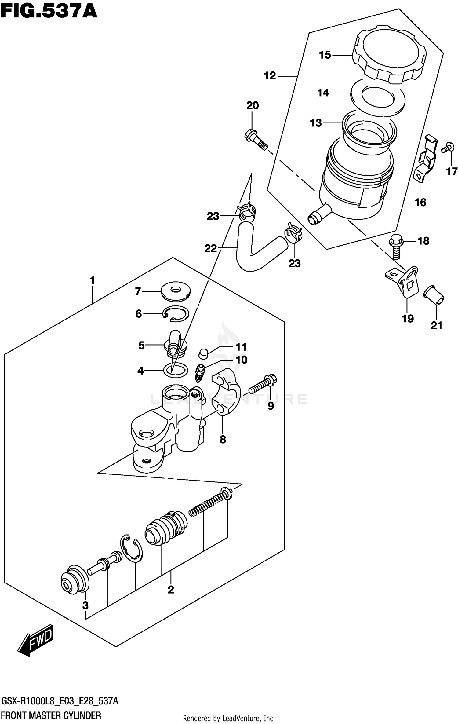 FRONT MASTER CYLINDER