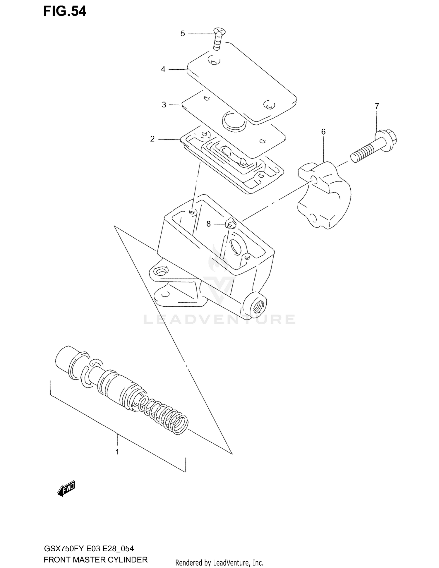FRONT MASTER CYLINDER