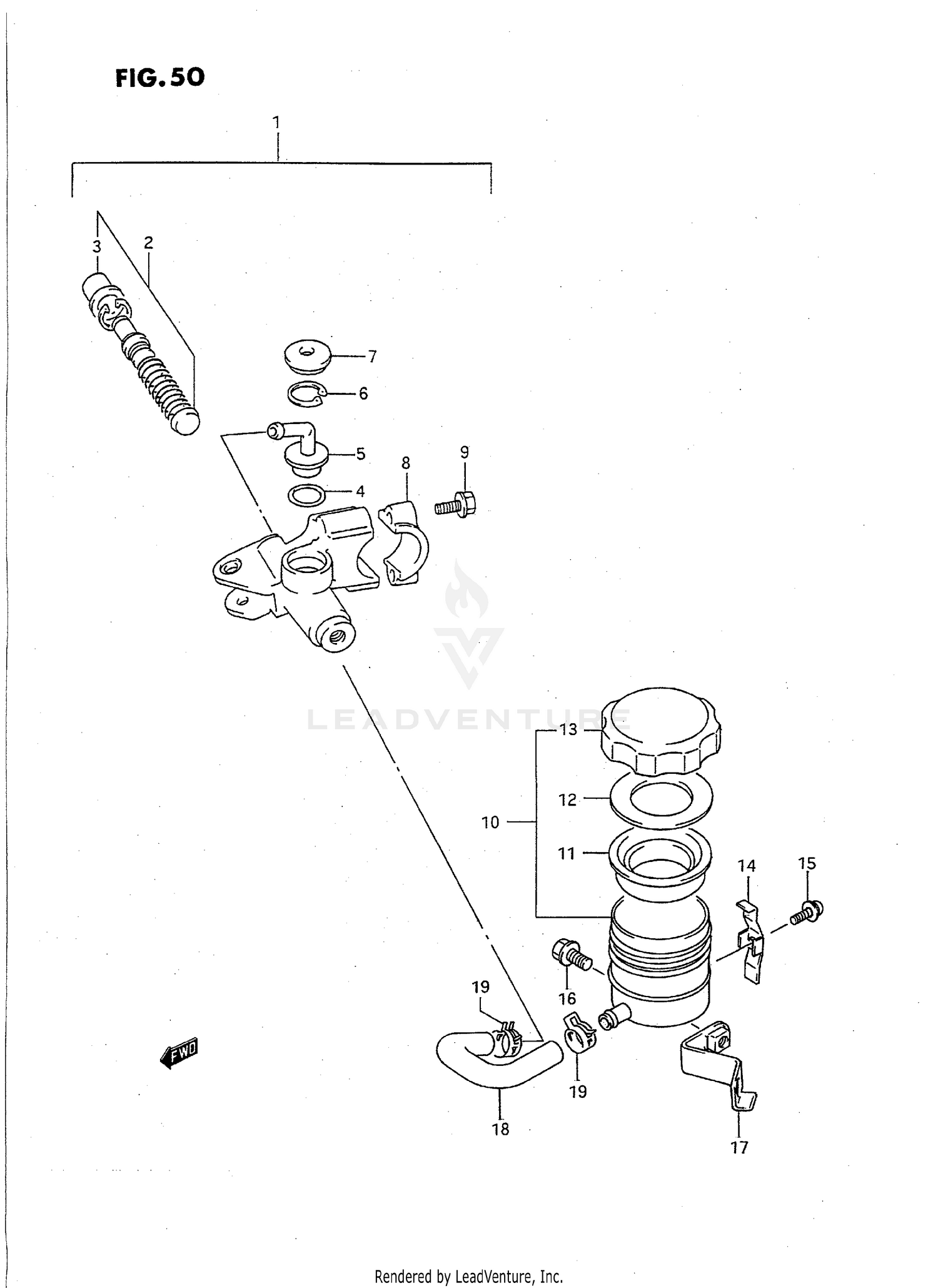 FRONT MASTER CYLINDER