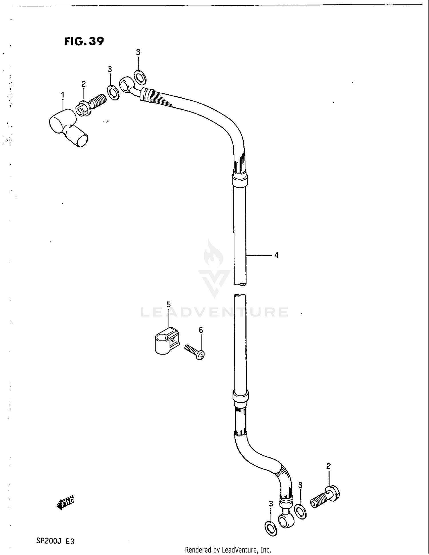 FRONT BRAKE HOSE
