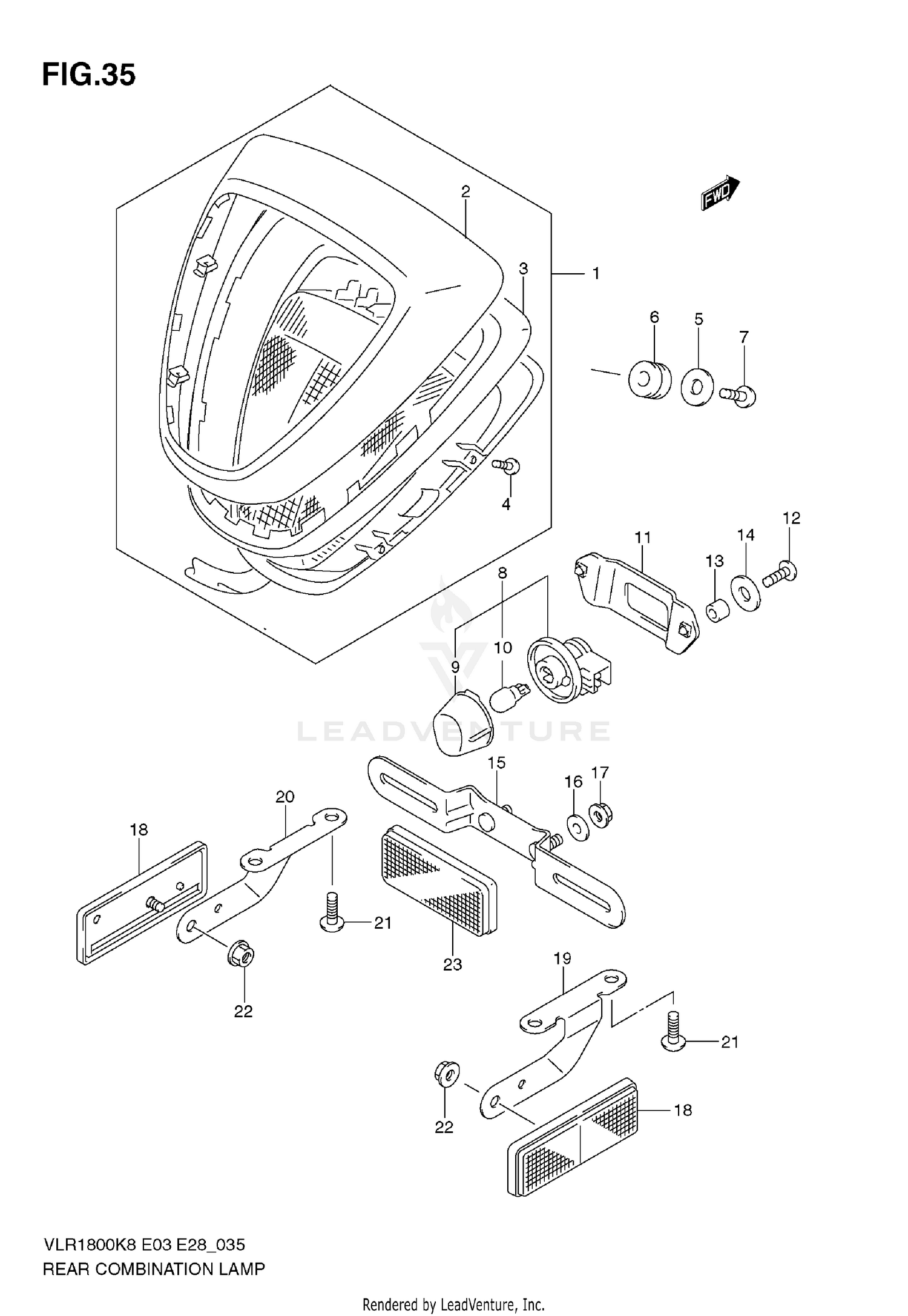 REAR COMBINATION LAMP