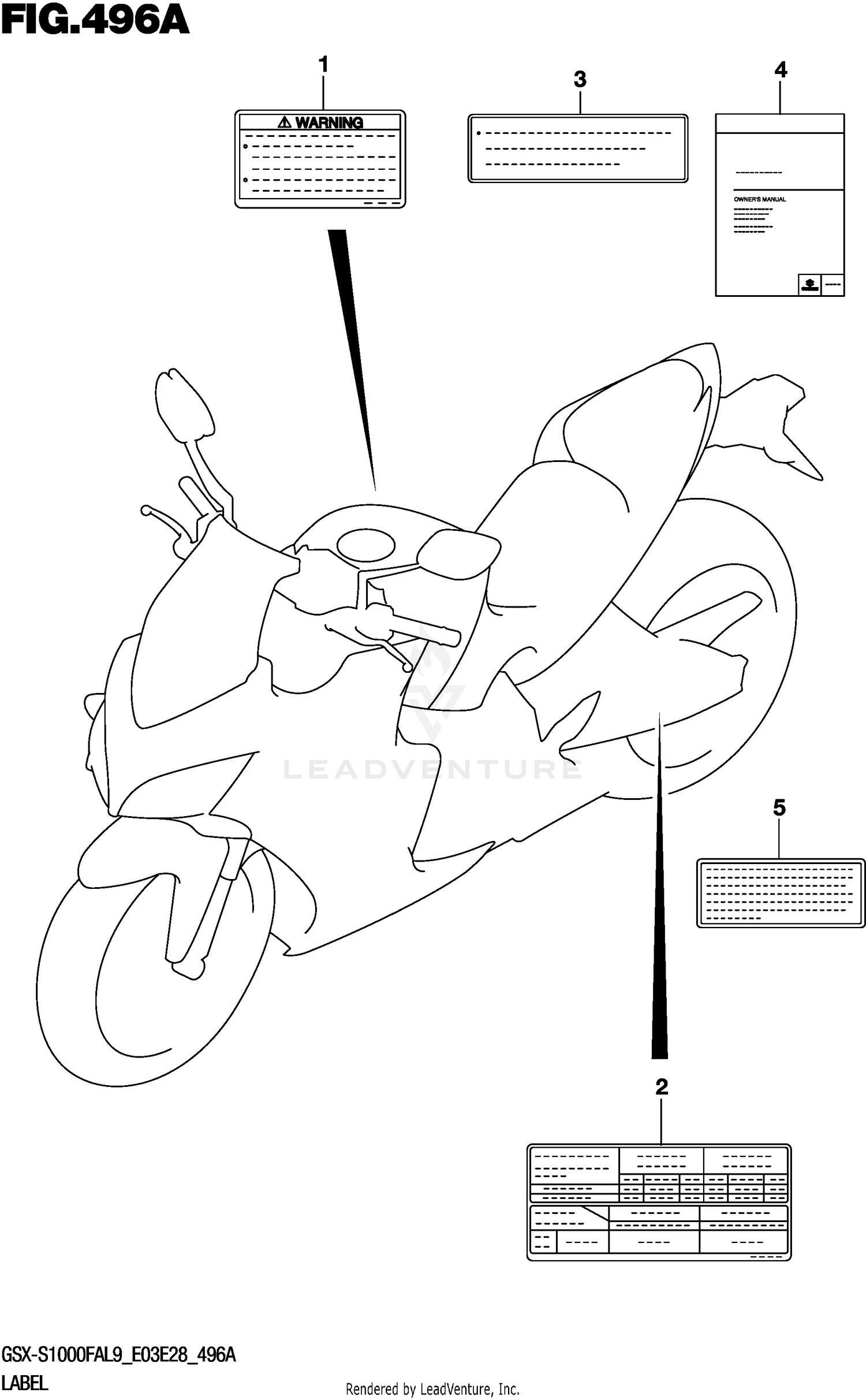 LABEL (GSX-S1000FAL9 E03)