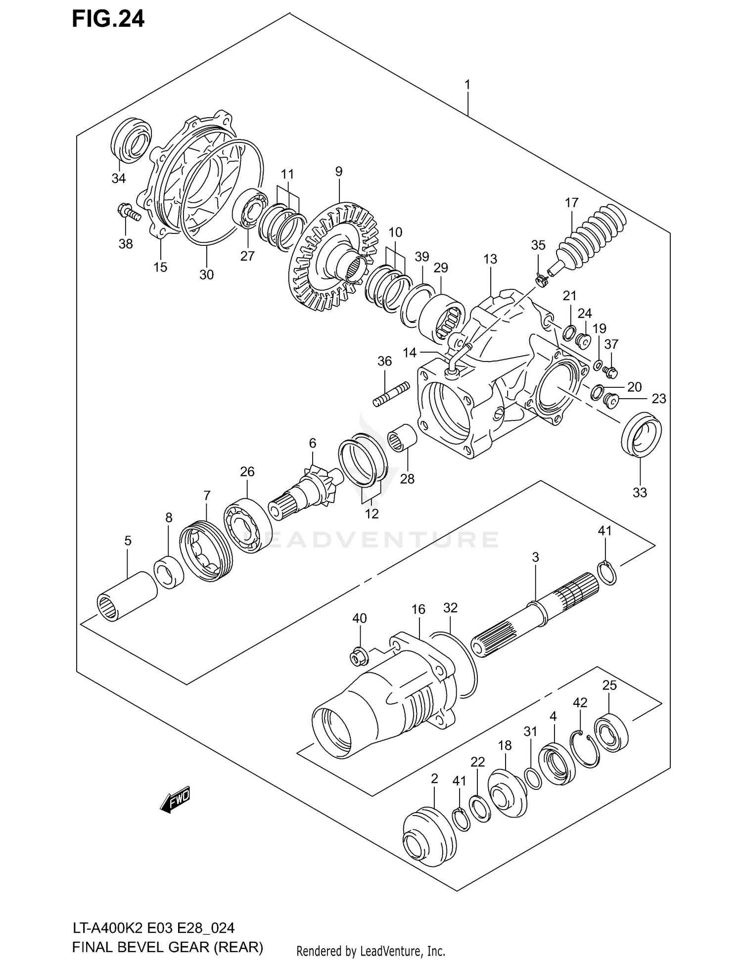 FINAL BEVEL GEAR (REAR)