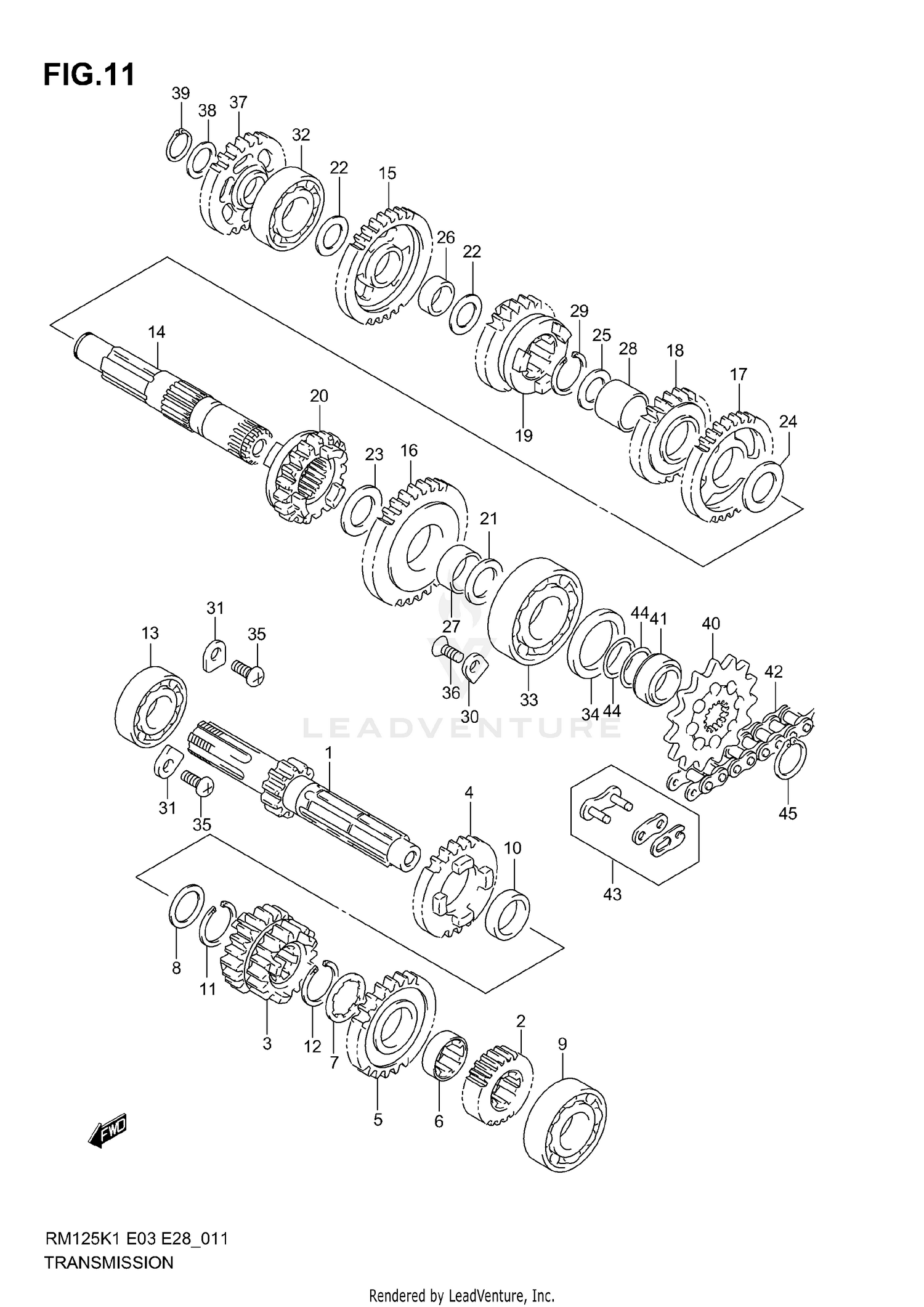 TRANSMISSION (MODEL K1/K2/K3)