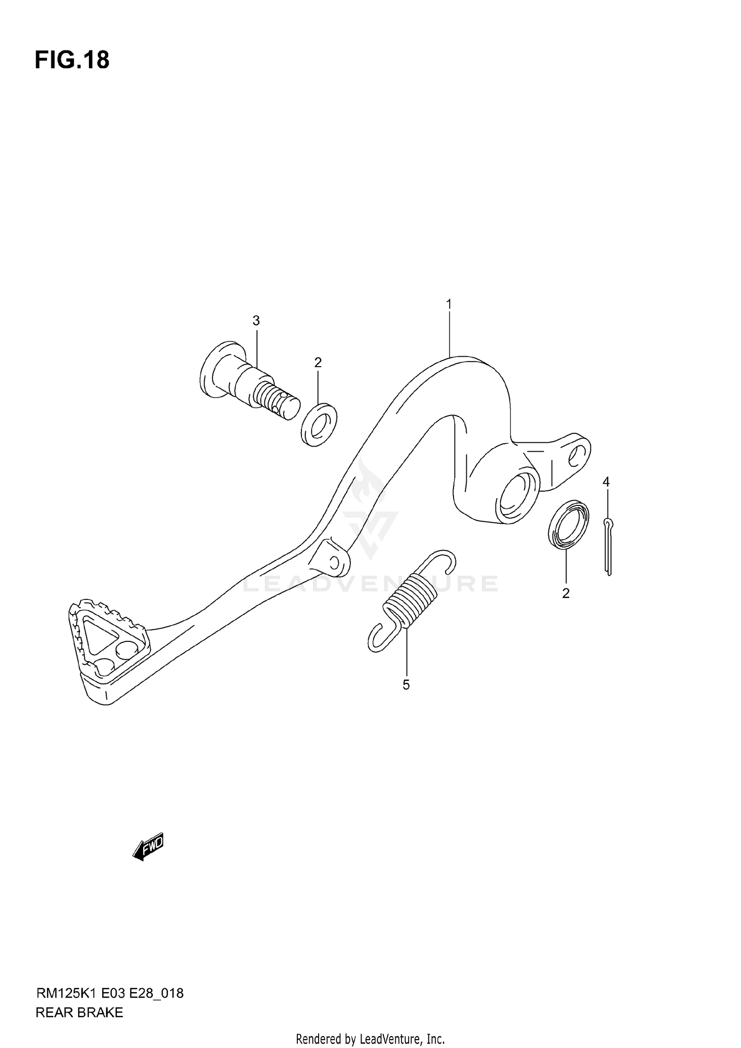 REAR BRAKE (MODEL K1/K2)