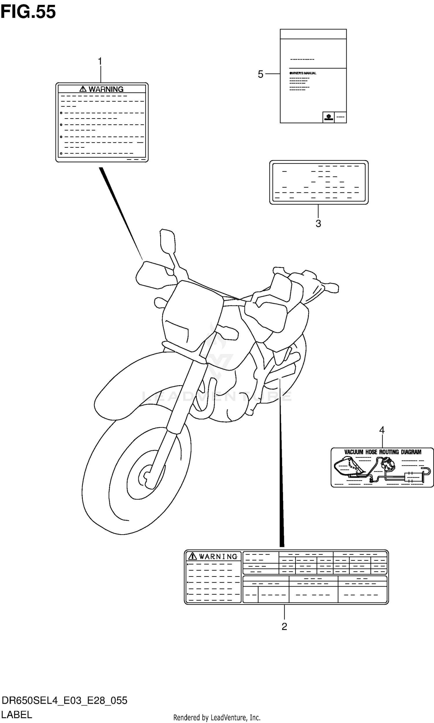 LABEL (DR650SEL4 E33)