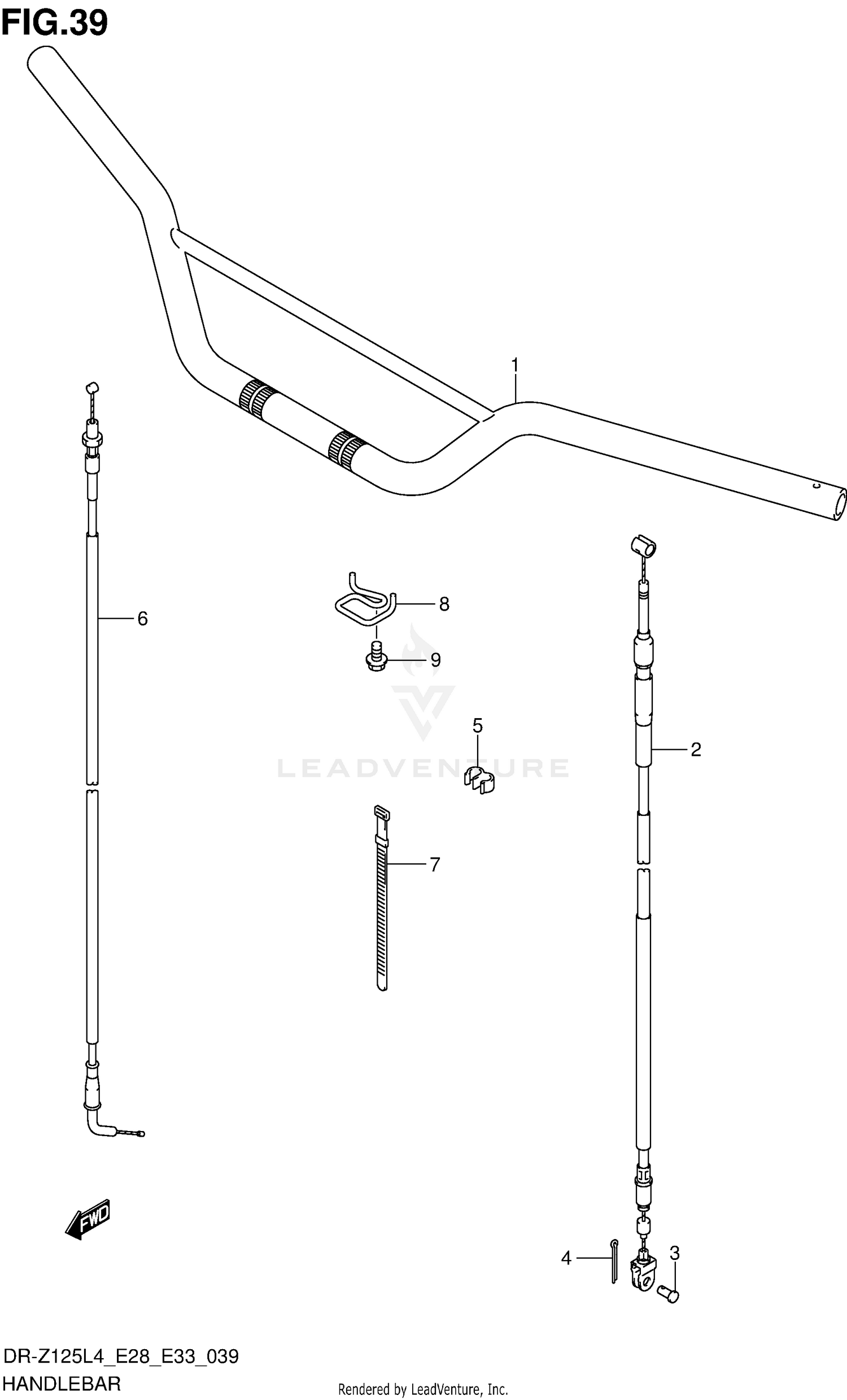 HANDLEBAR (DR-Z125LL4 E28)