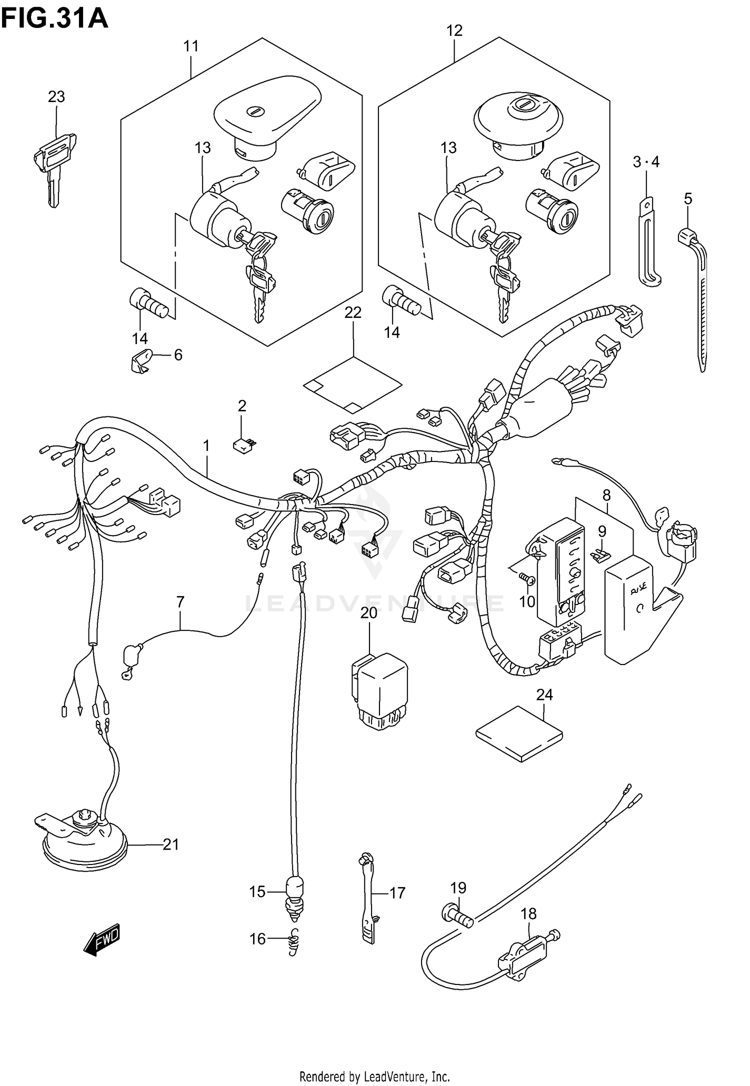 WIRING HARNESS (MODEL K4)