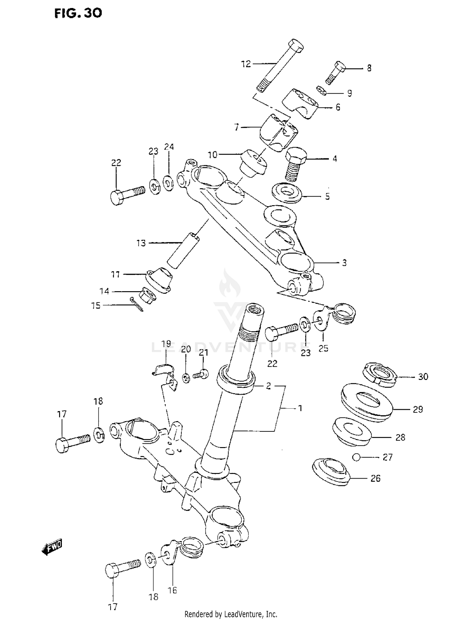 STEERING STEM (G)