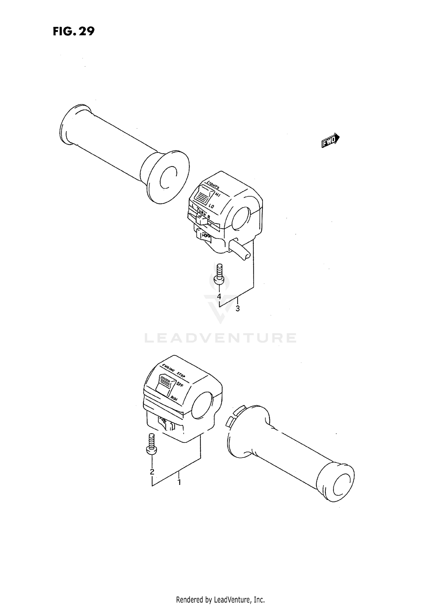 HANDLE SWITCH (MODEL J)