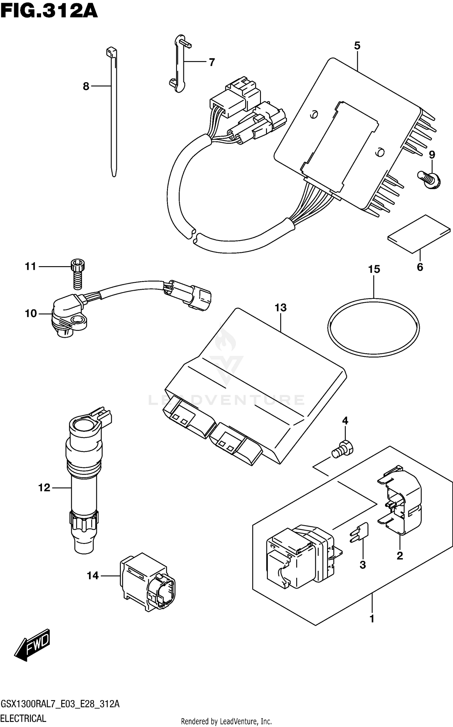 ELECTRICAL (GSX1300RAL7 E03)