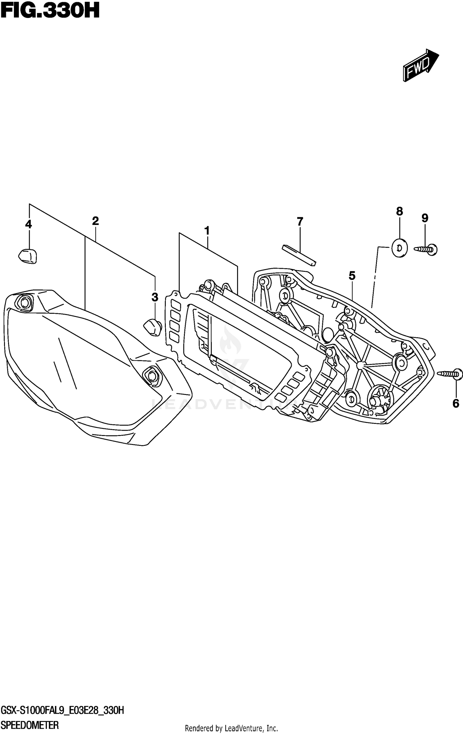 SPEEDOMETER (GSX-S1000FZAL9 E28)