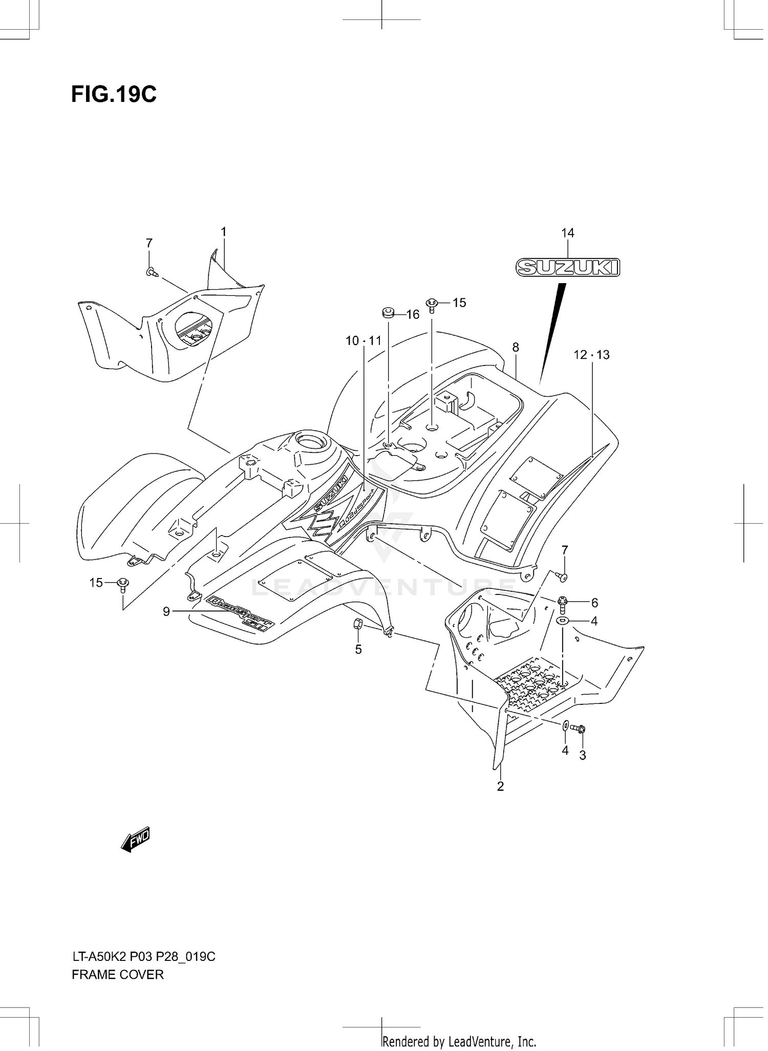 FRAME COVER (MODEL K5)
