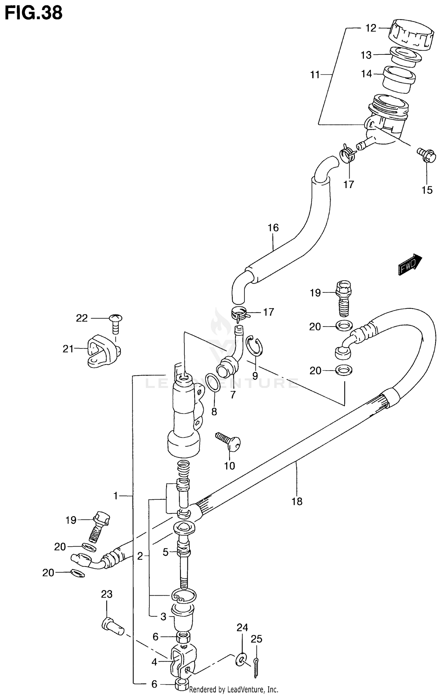 REAR MASTER CYLINDER