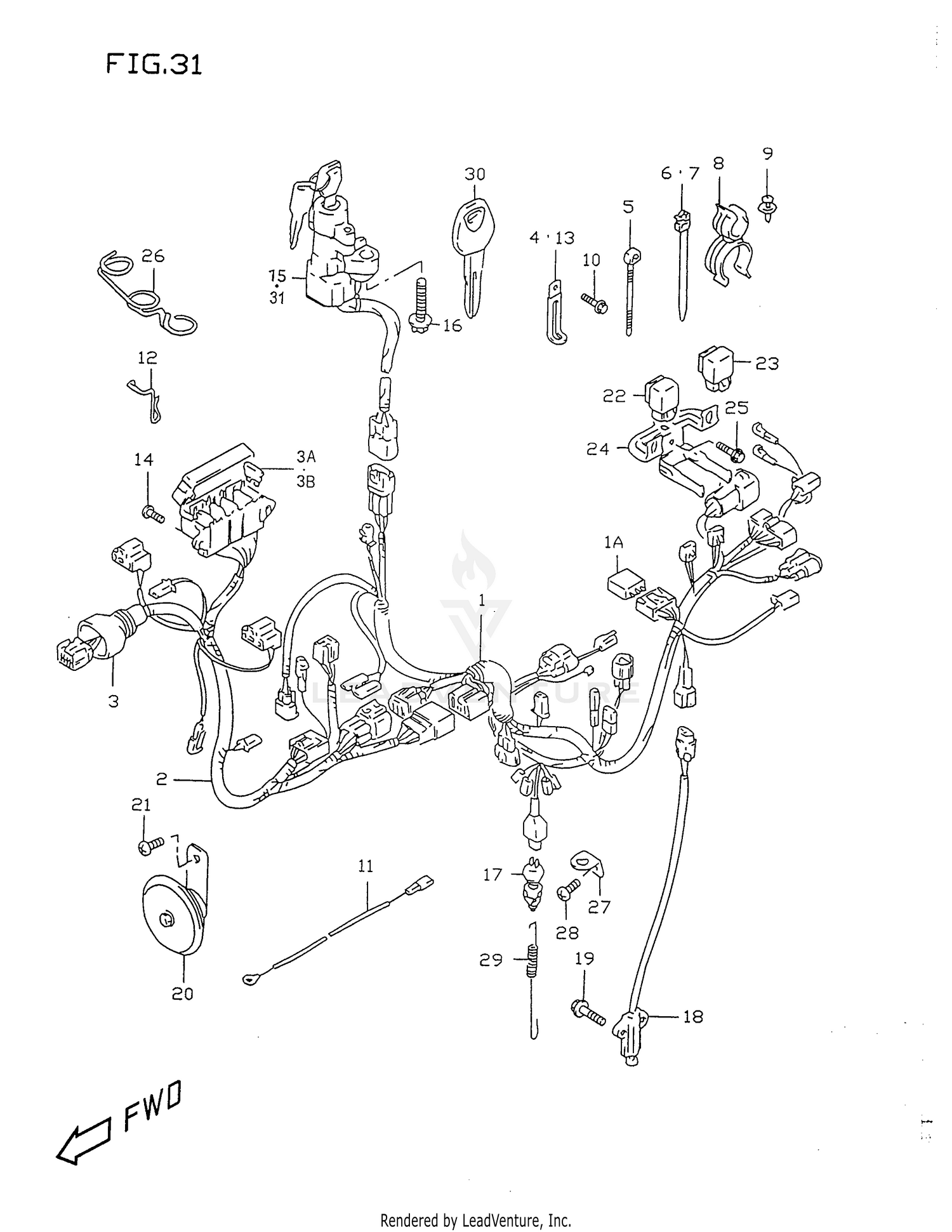 WIRING HARNESS (MODEL T/V)