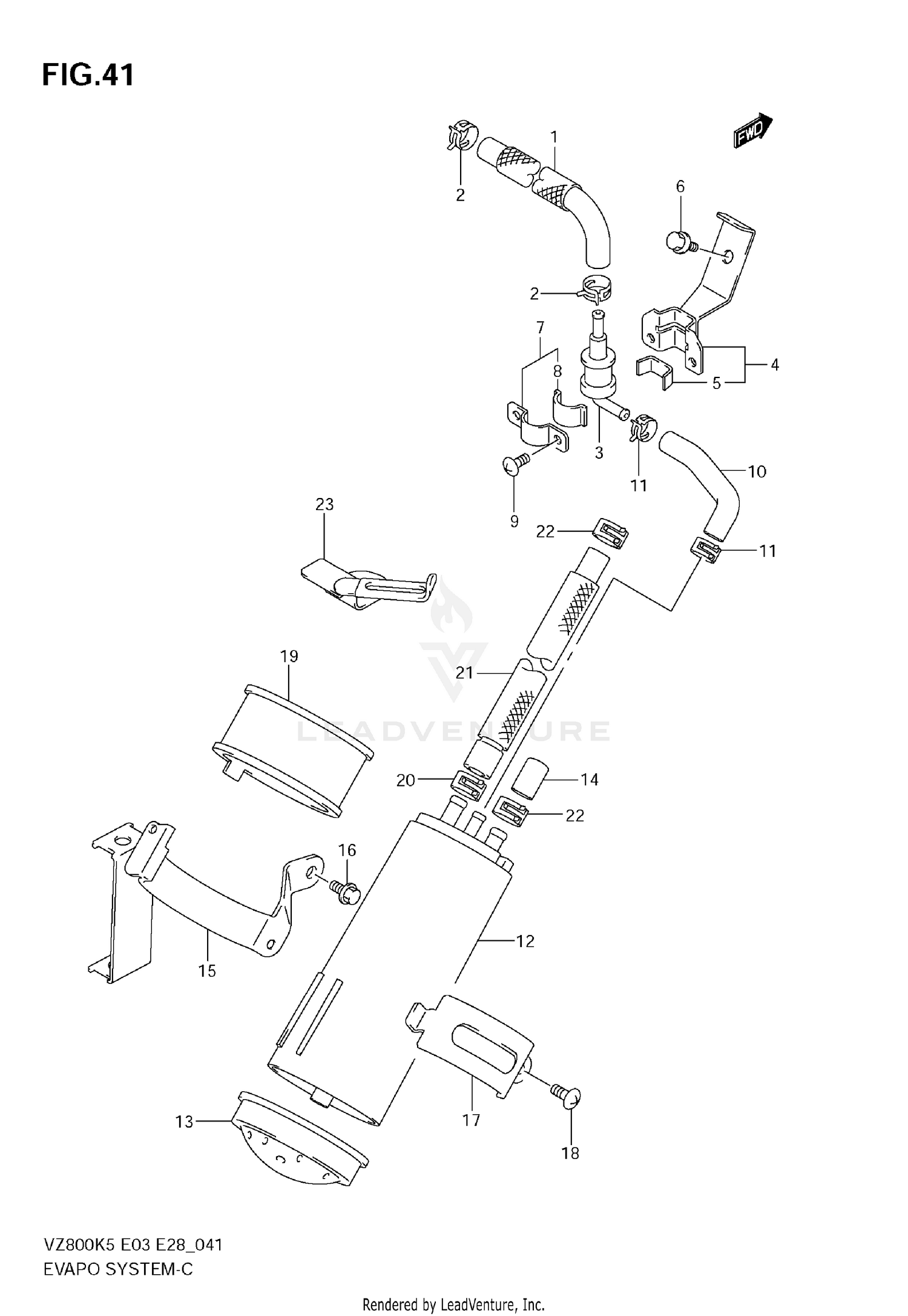 EVAP SYSTEM (MODEL K5/K6/K7/K8 E33)