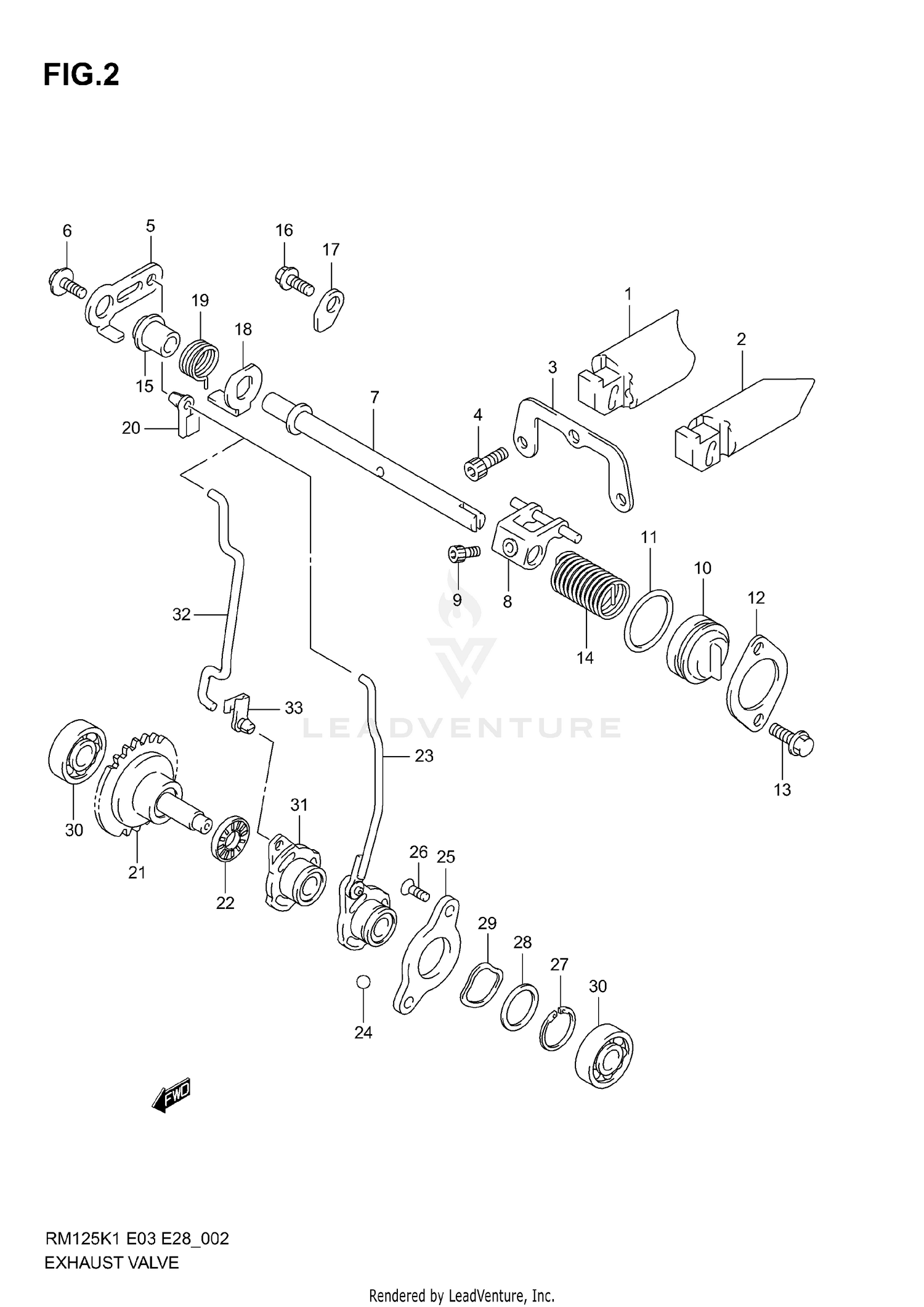 EXHAUST VALVE (MODEL K1/K2)
