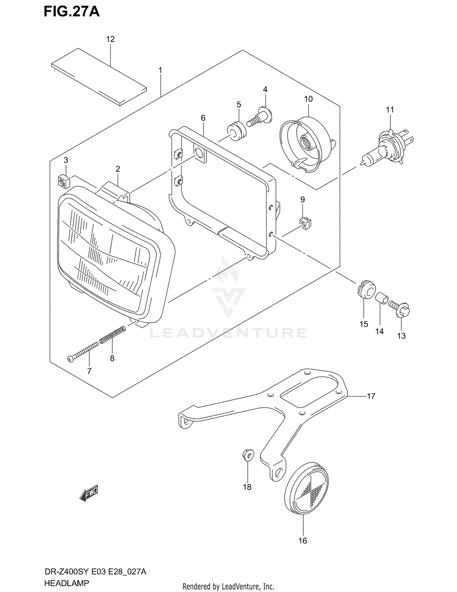 HEADLAMP (MODEL K2/K3/K4)