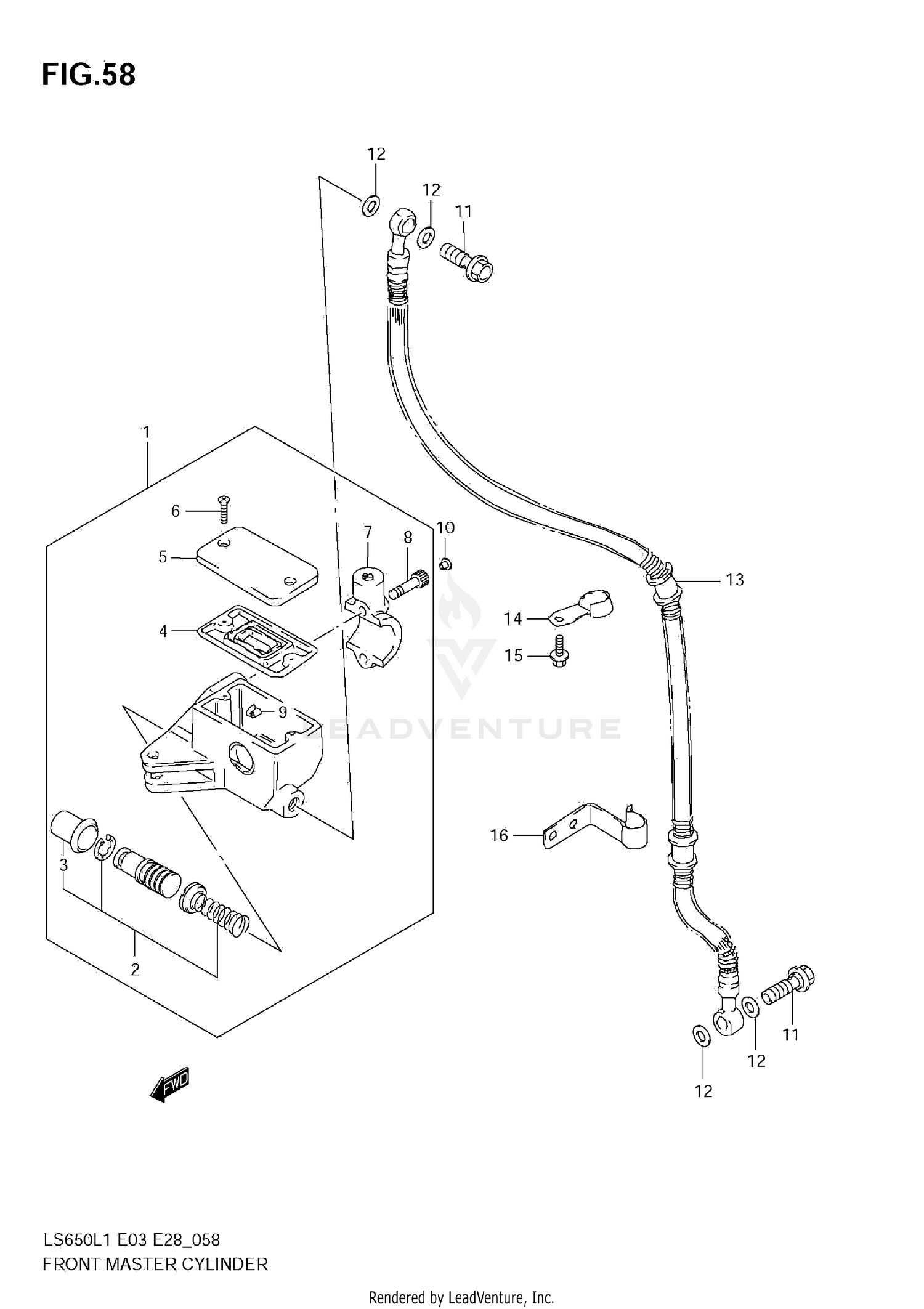 FRONT MASTER CYLINDER