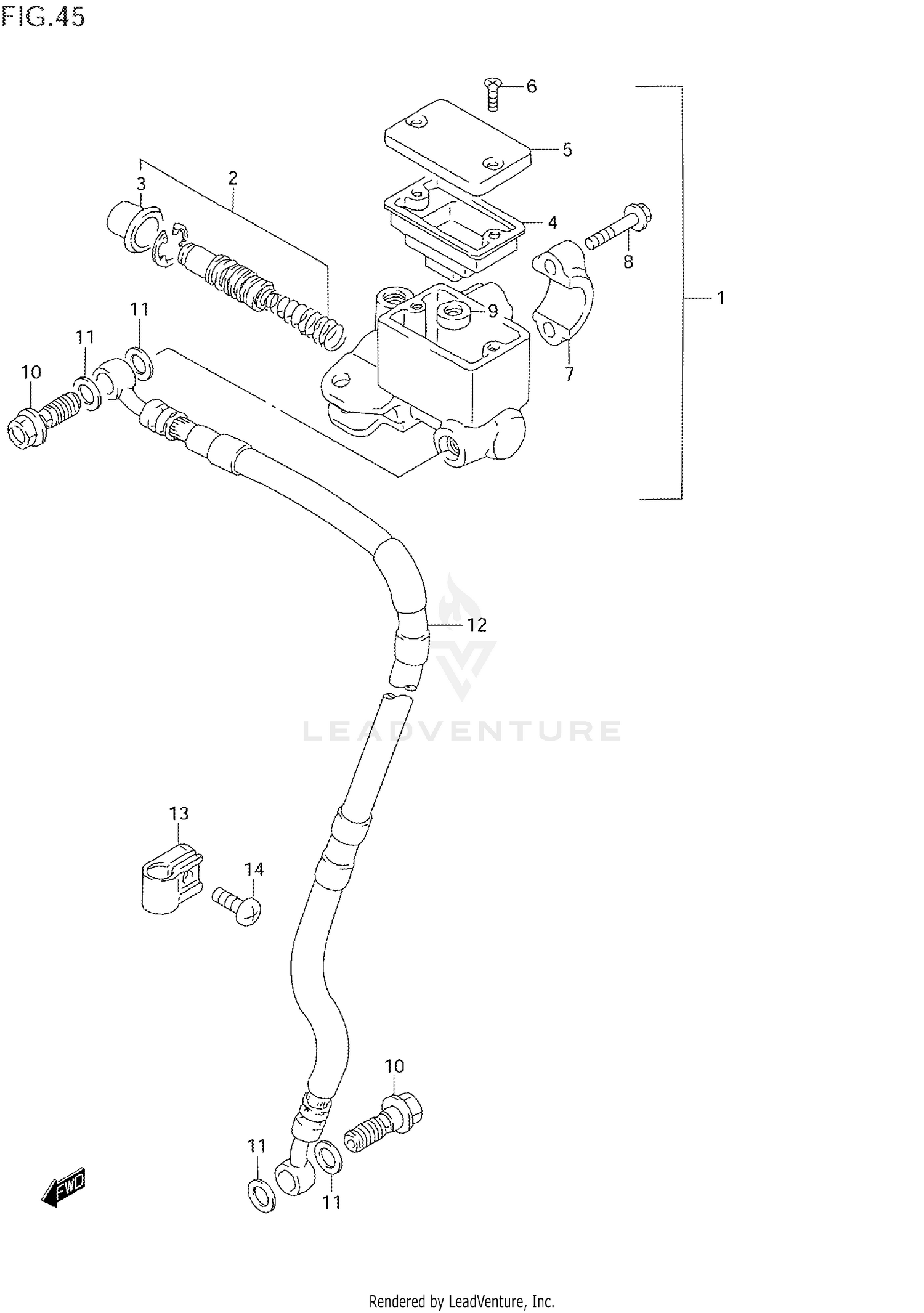 FRONT MASTER CYLINDER