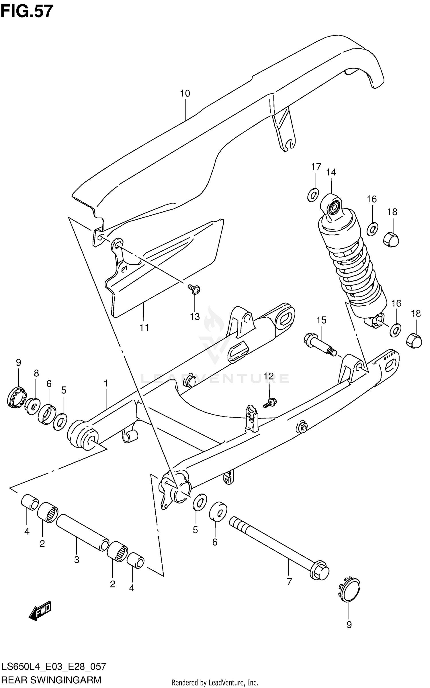 REAR SWINGINGARM