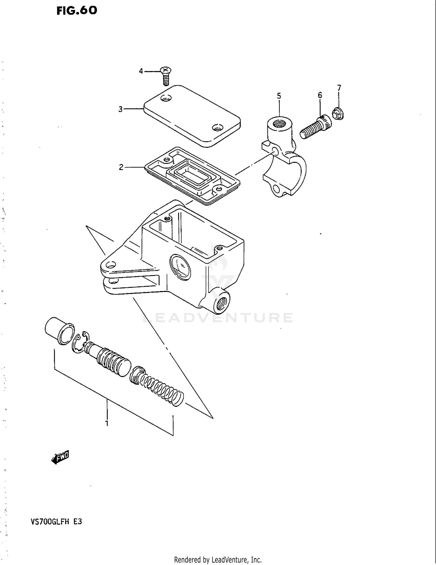 FRONT MASTER CYLINDER (VS700GLPG/GLEPG/GLPH/GLEPH)