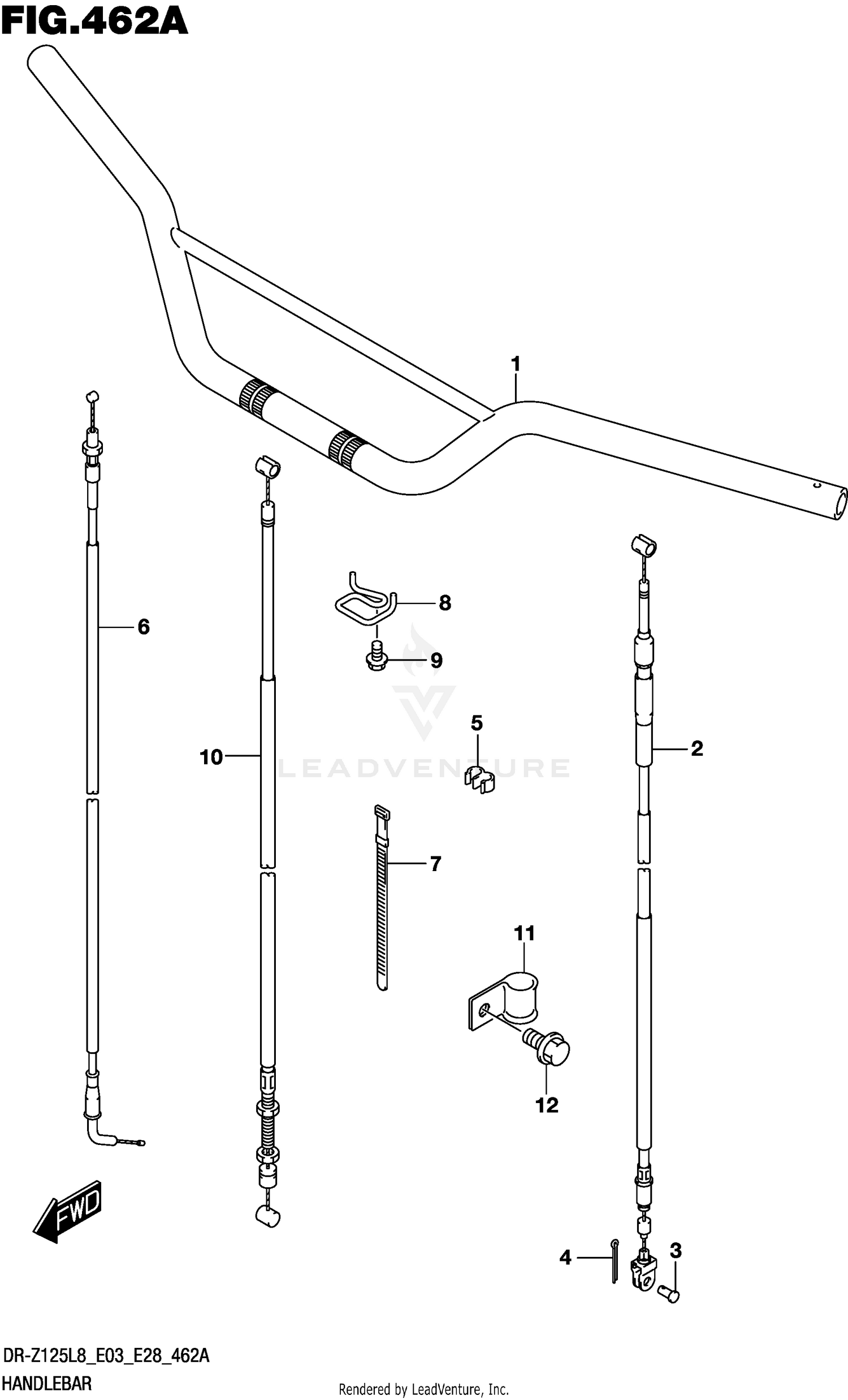 HANDLEBAR (DR-Z125L8 E28)