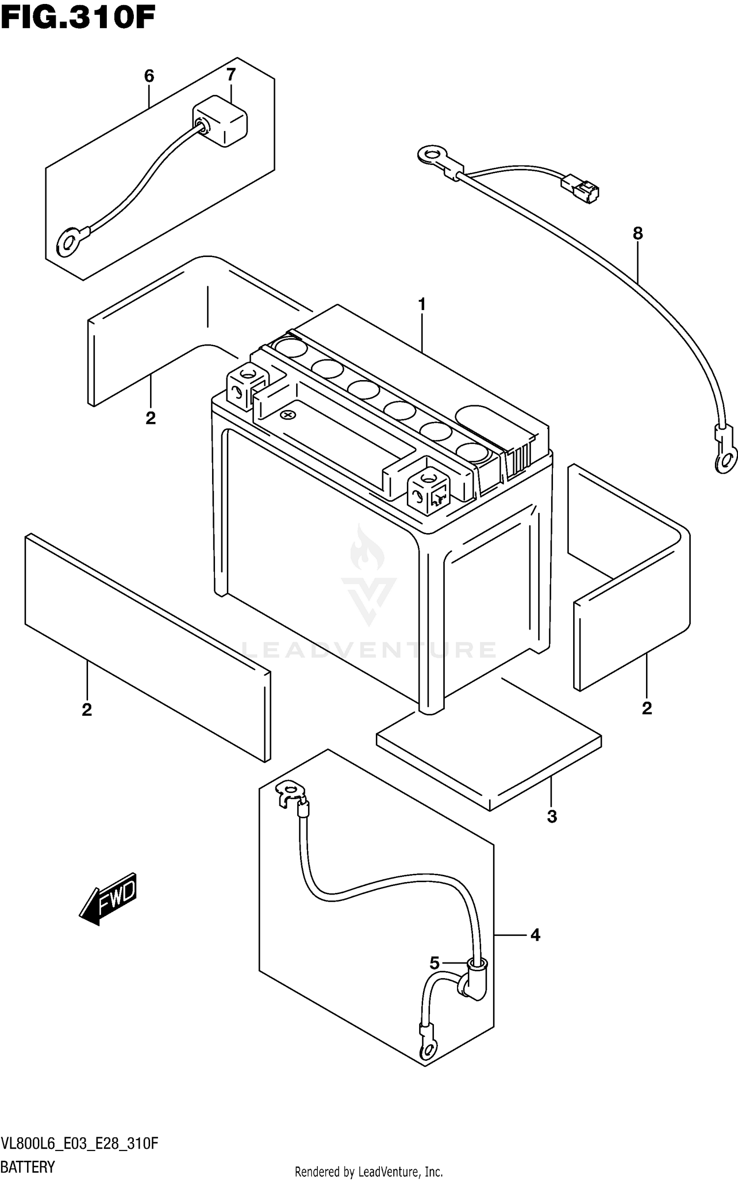 BATTERY (VL800TL6 E33)