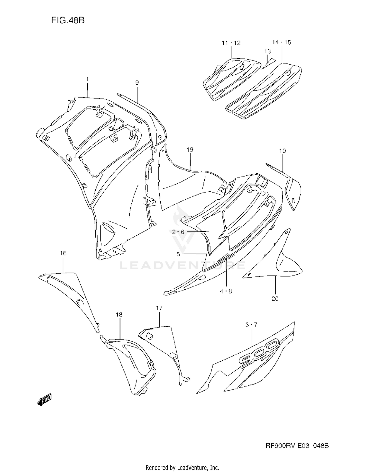 UNDER COWLING BODY (MODEL T)