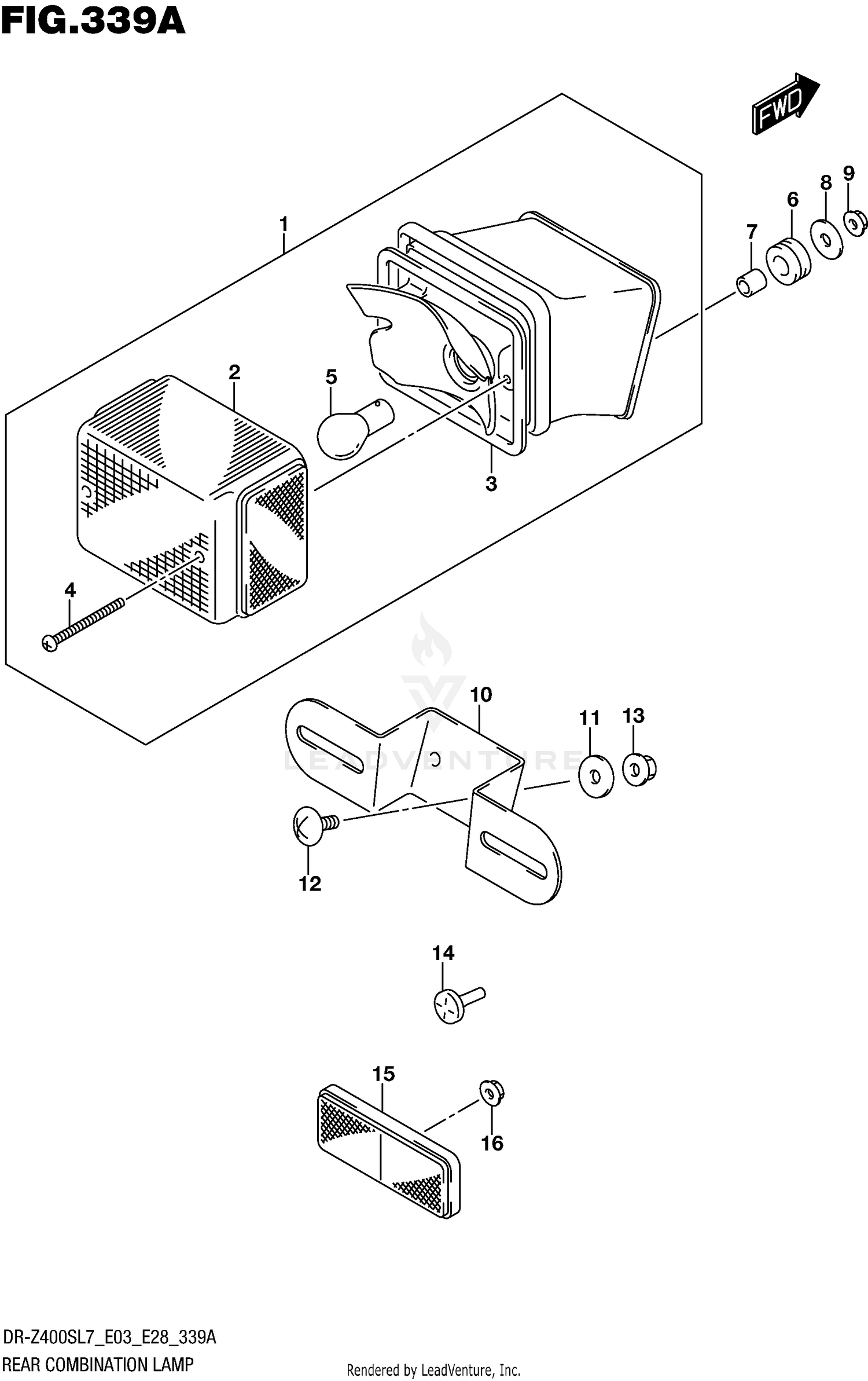 REAR COMBINATION LAMP