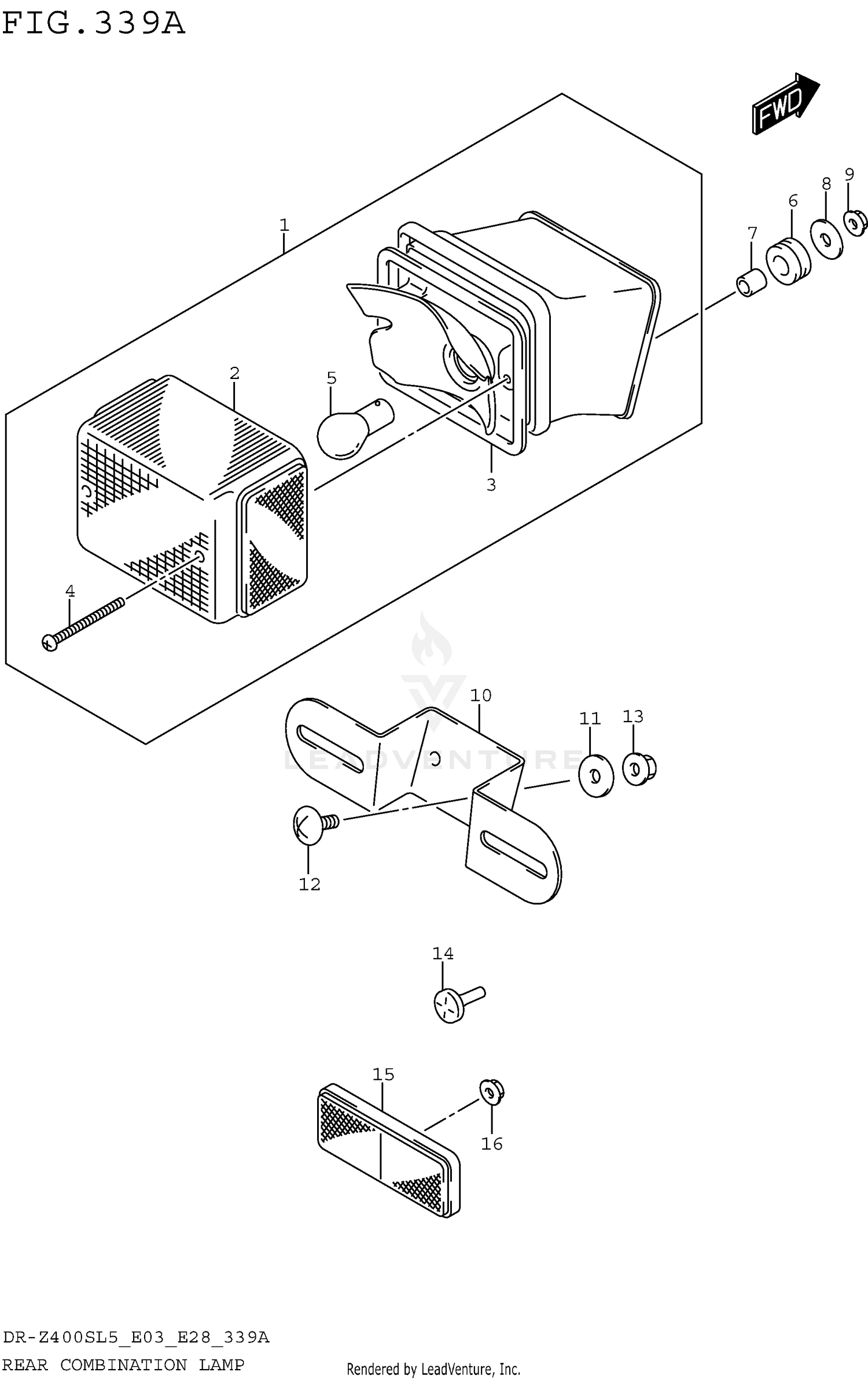 REAR COMBINATION LAMP