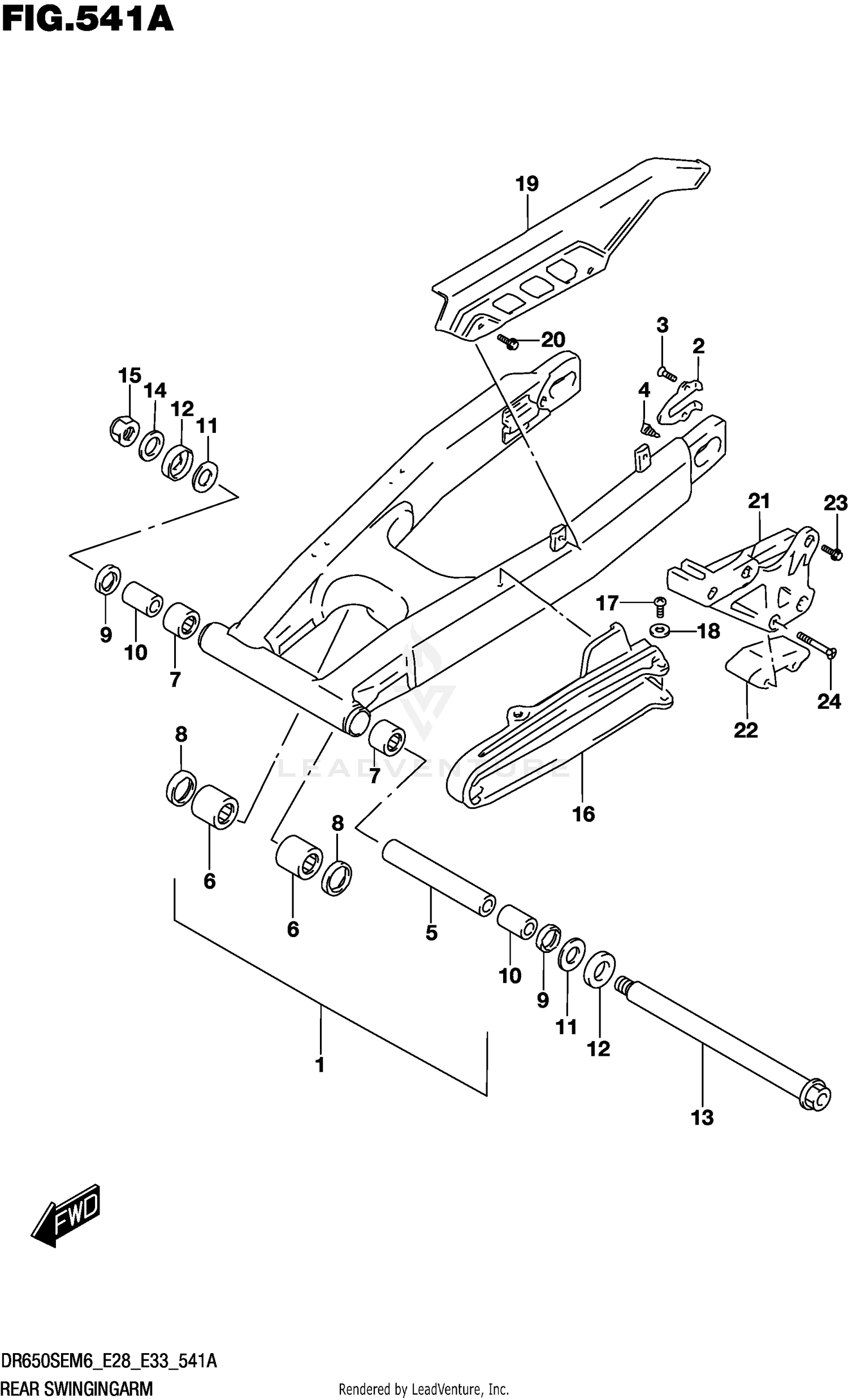 REAR SWINGINGARM
