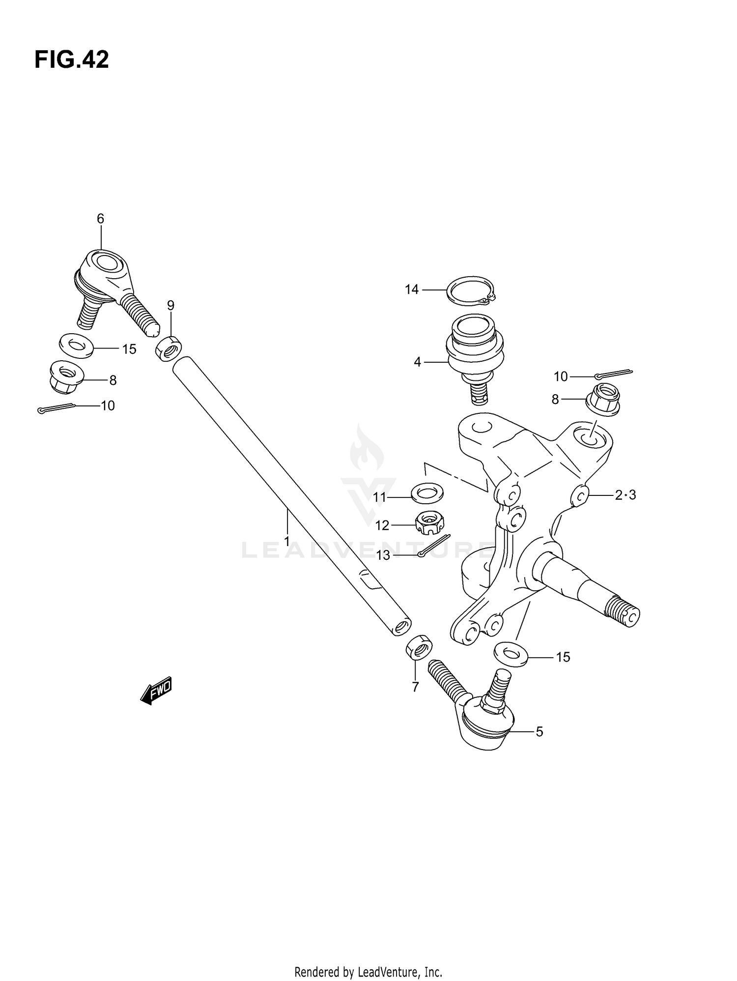 STEERING KNUCKLE (MODEL K3/K4)