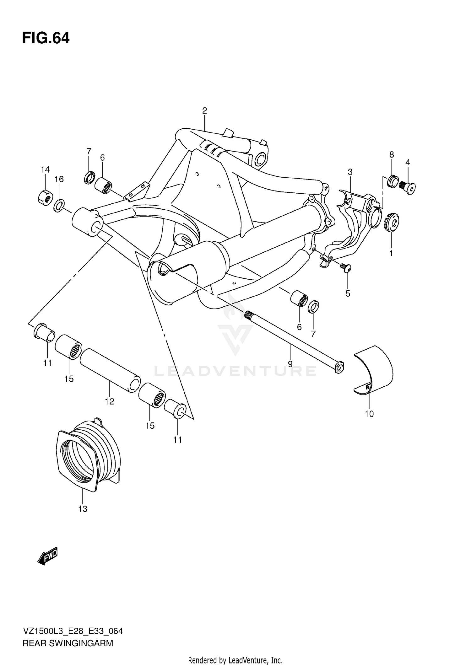 REAR SWINGINGARM