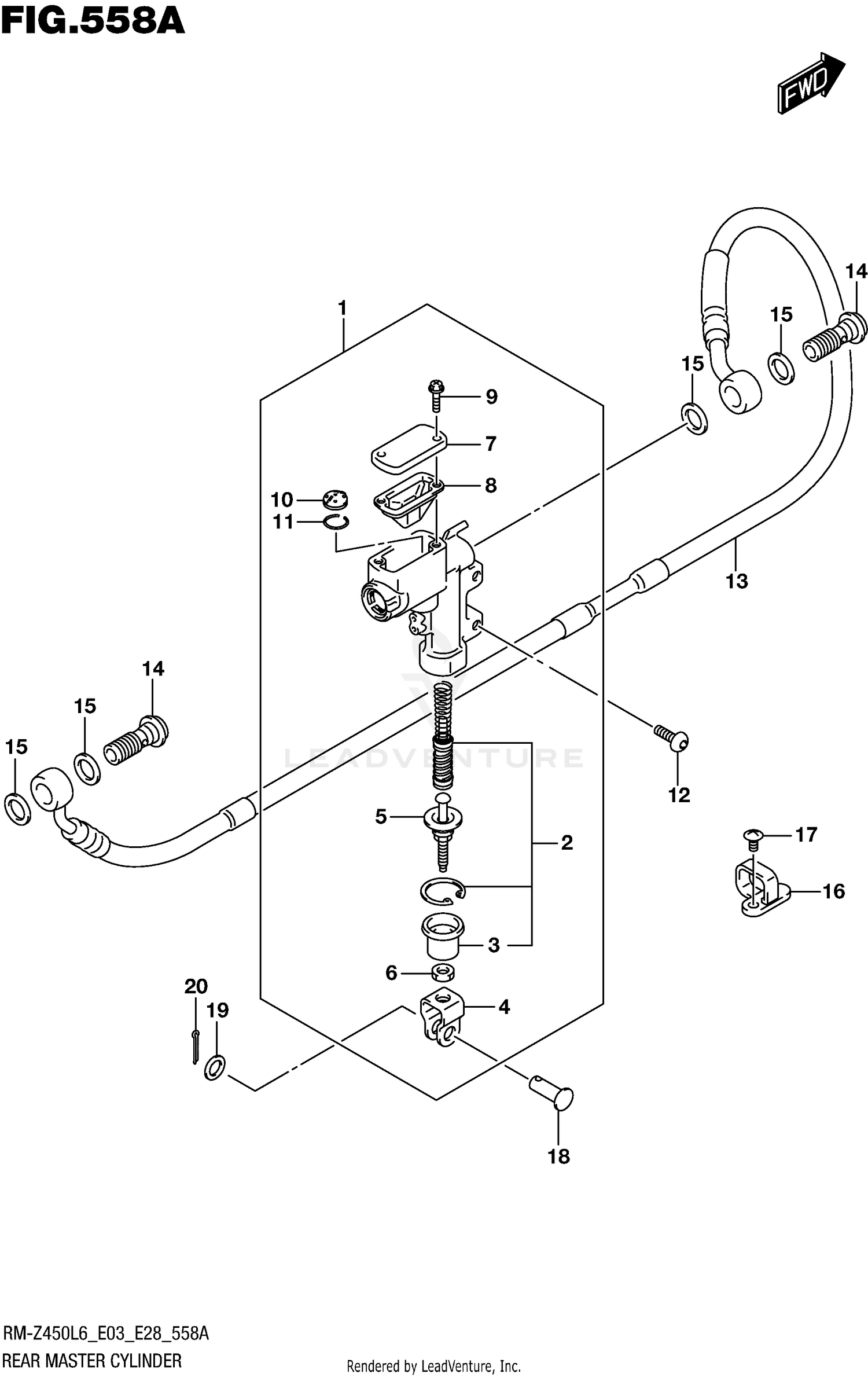 REAR MASTER CYLINDER
