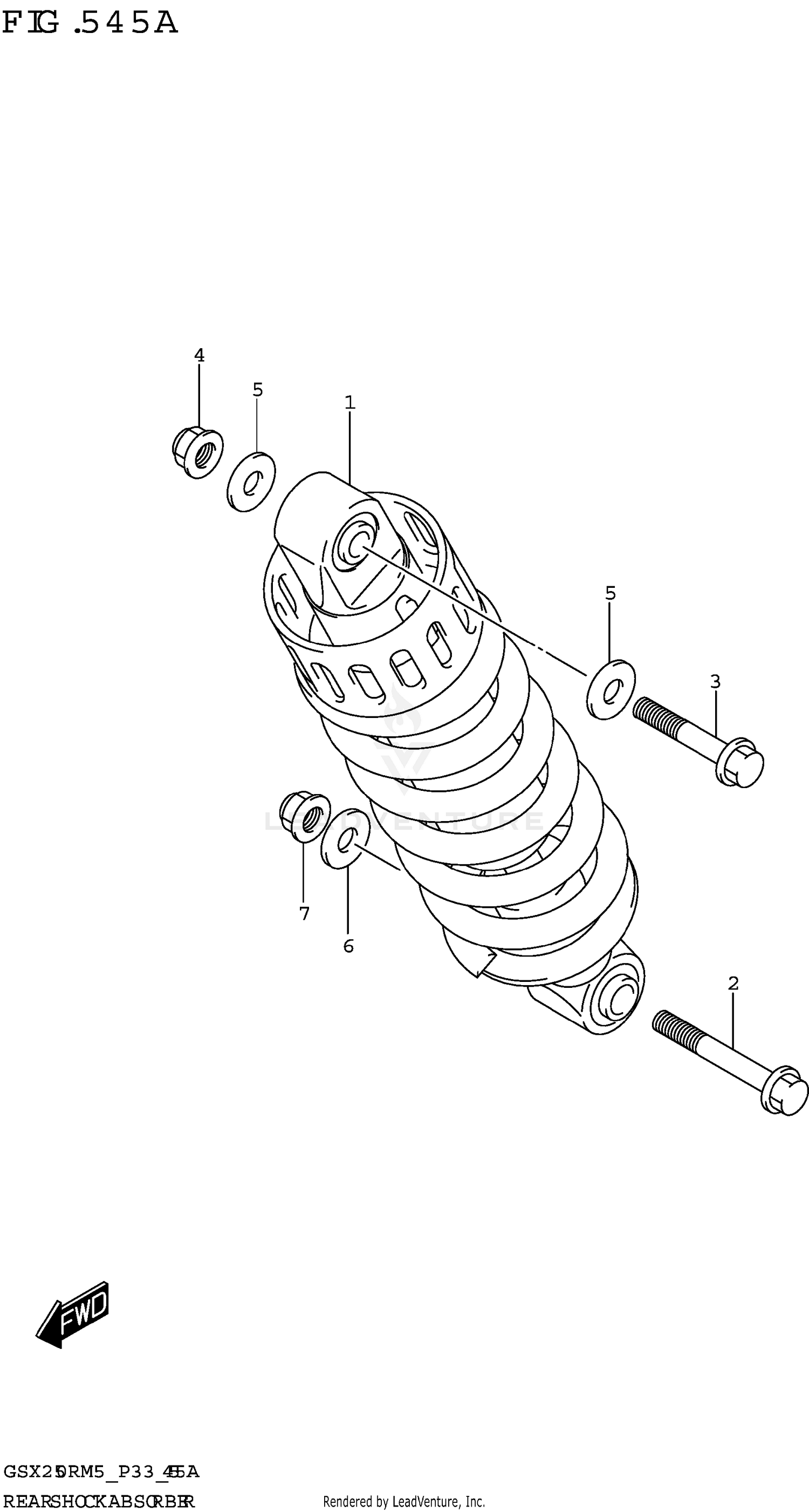 REAR SHOCK ABSORBER