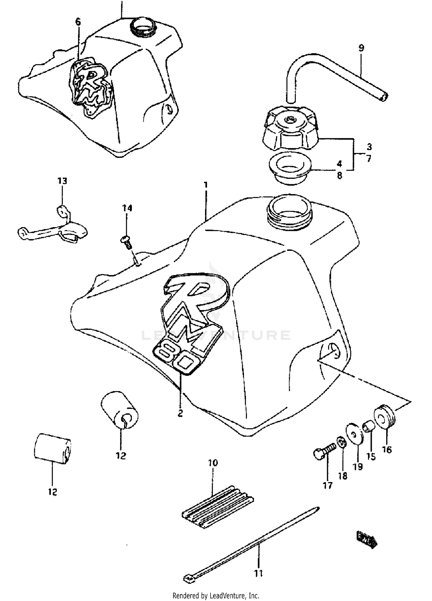 FUEL TANK (MODEL L/M)