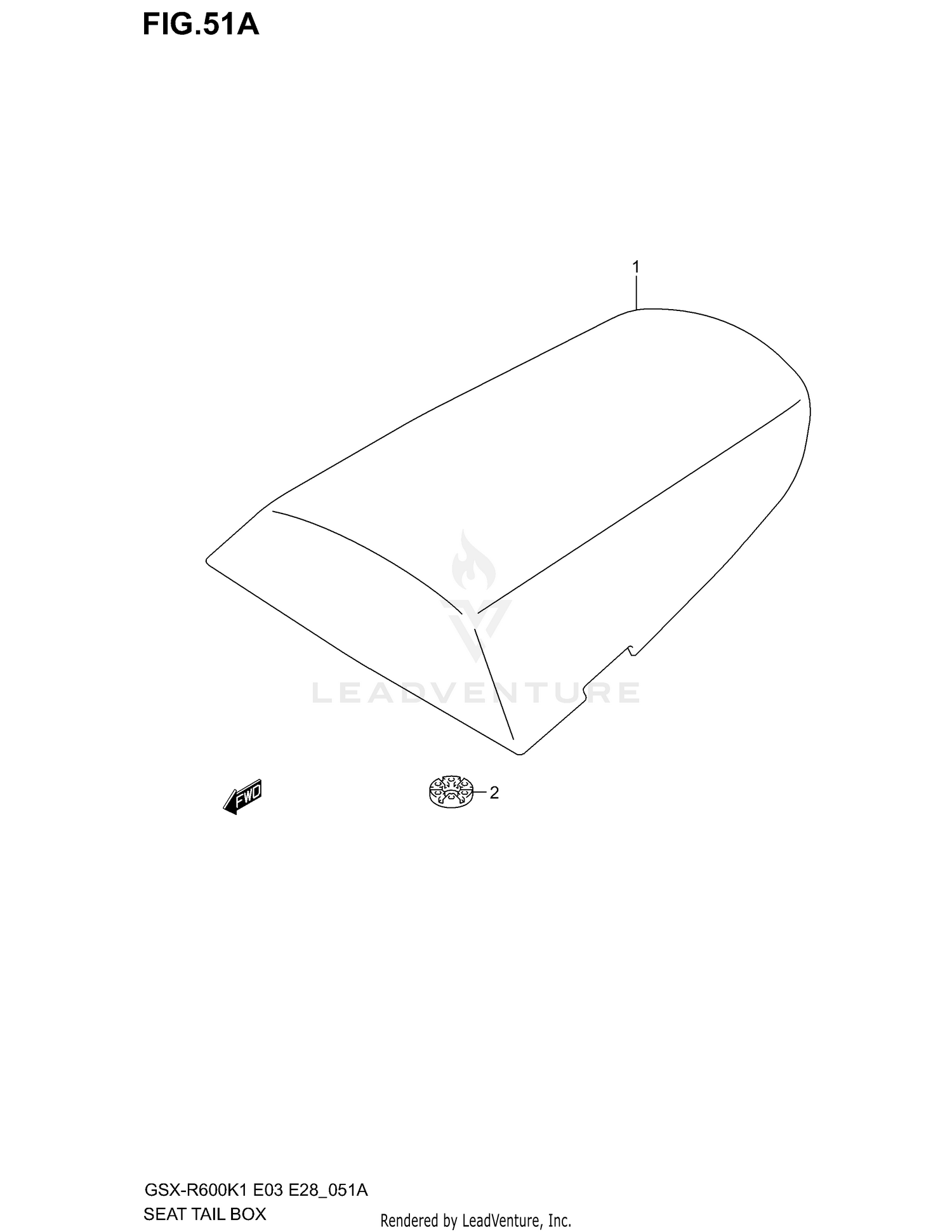 SEAT TAIL BOX (MODEL K2)