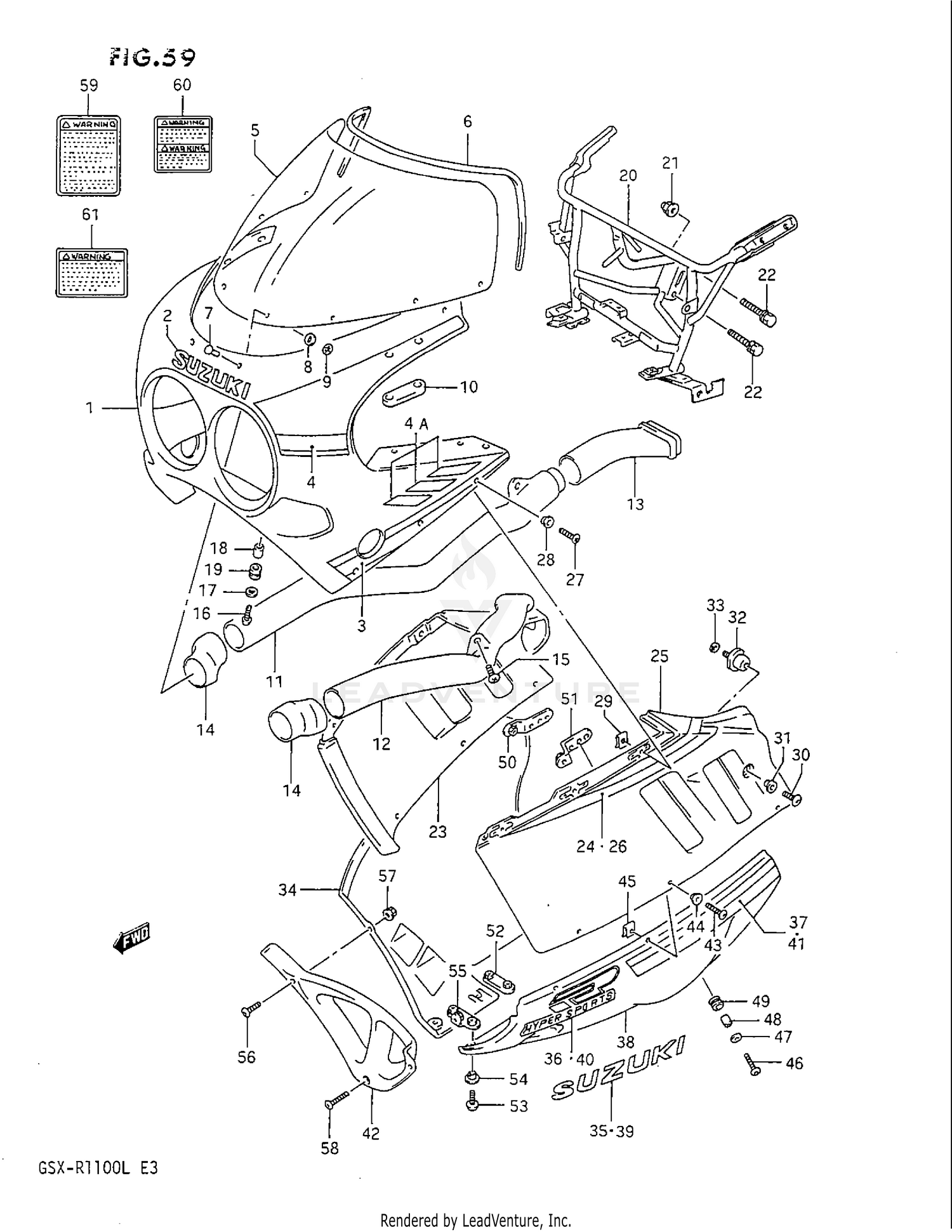 COWLING (MODEL L 3SH)