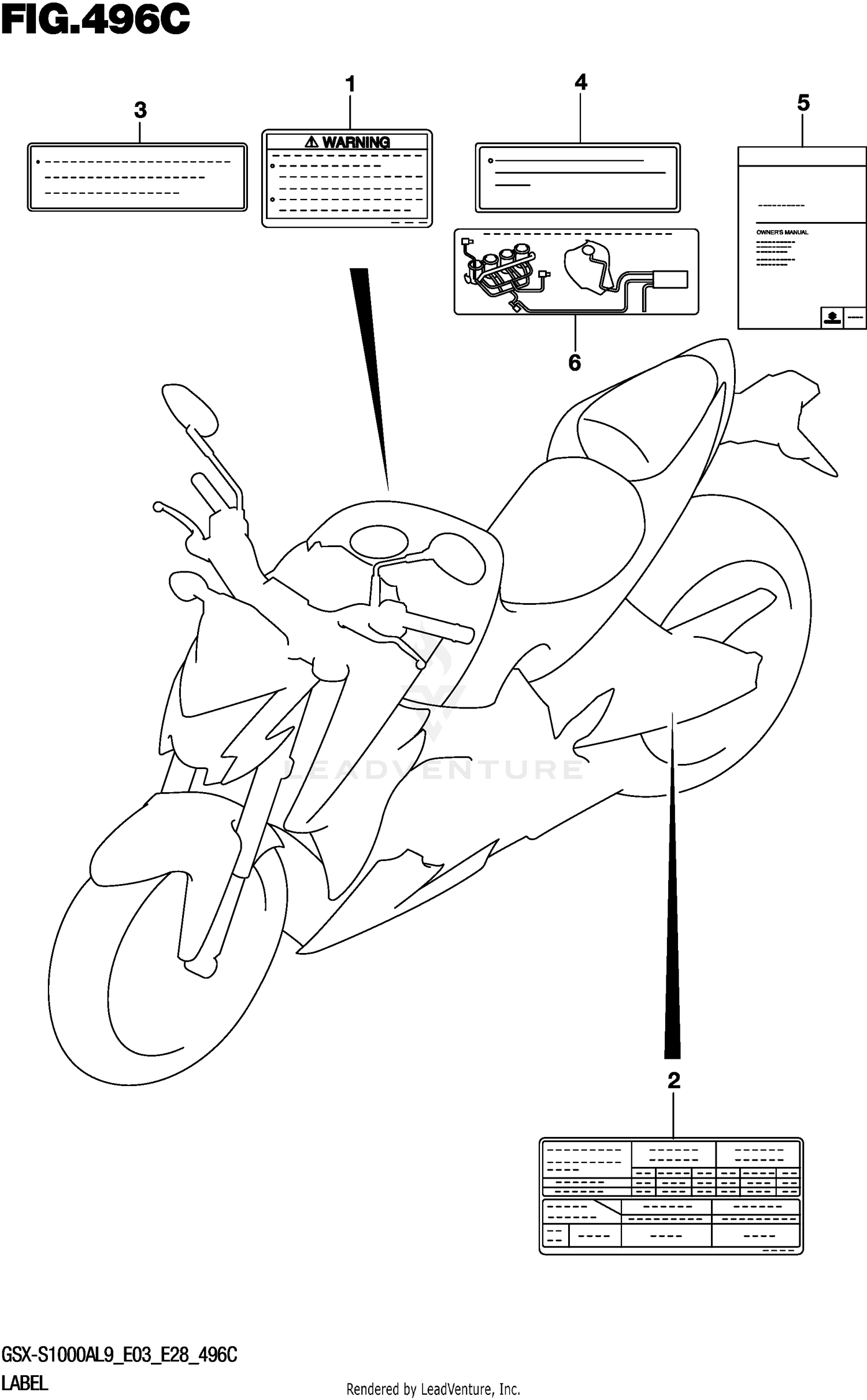 LABEL (GSX-S1000AL9 E33)