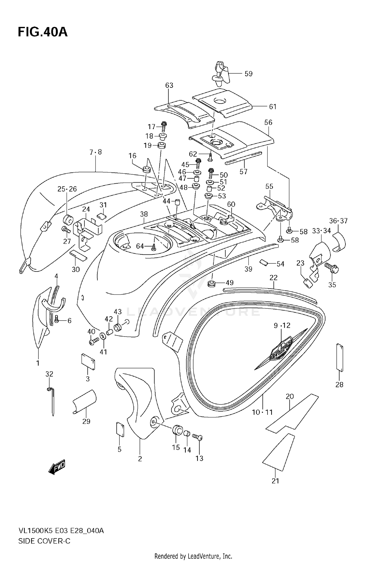 SIDE COVER (MODEL K6/K7)