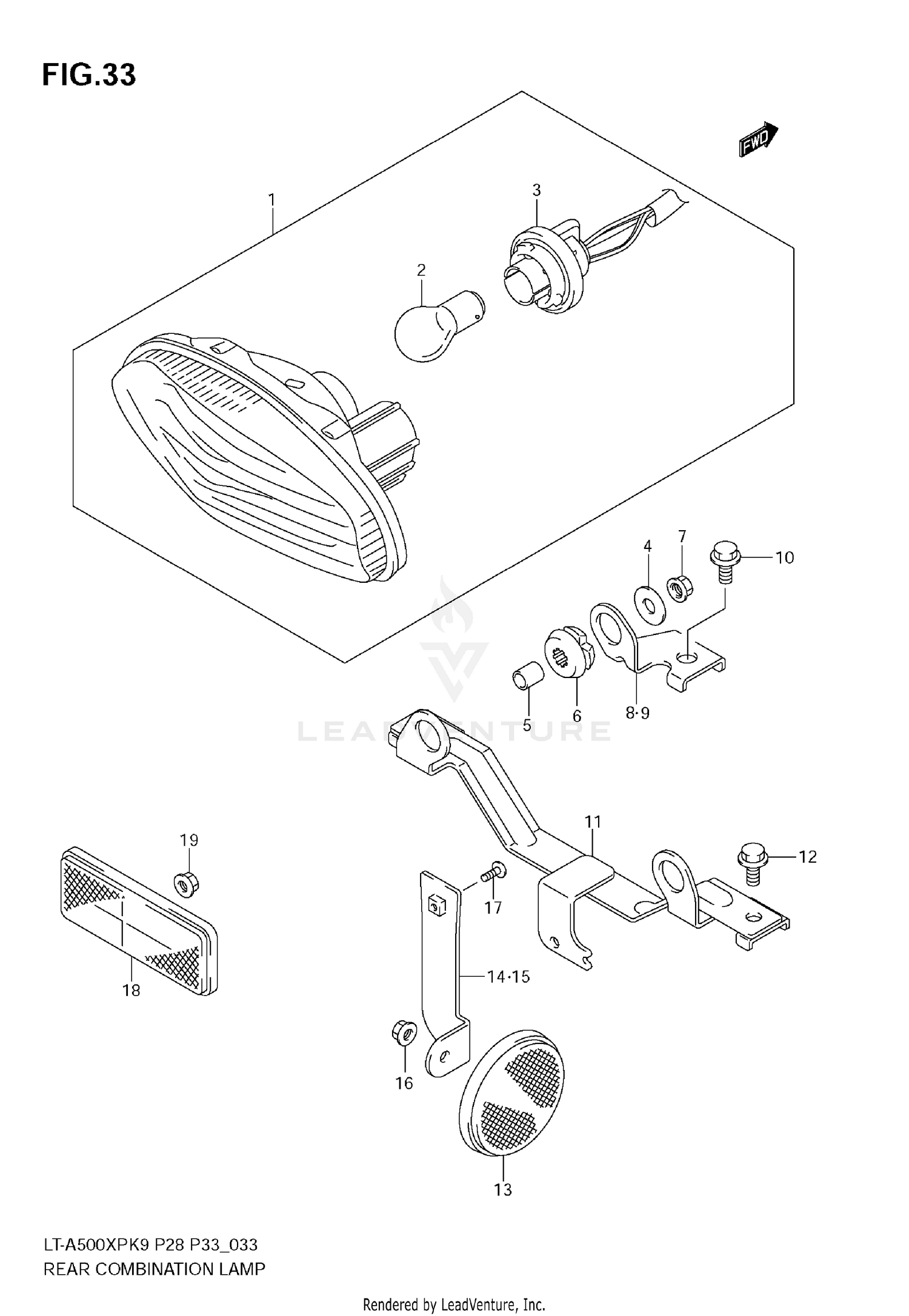 REAR COMBINATION LAMP