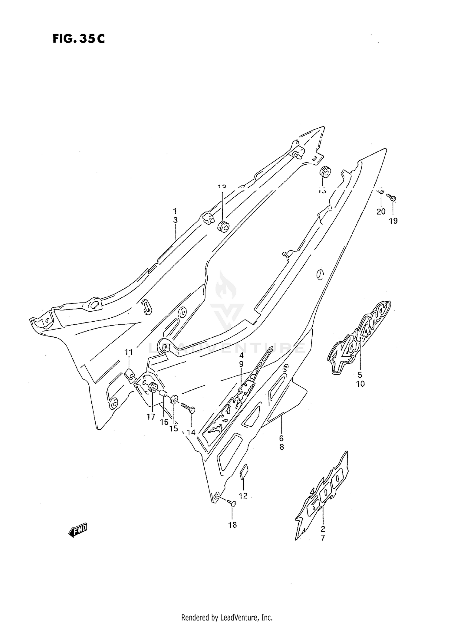 FRAME COVER (MODEL R/S)