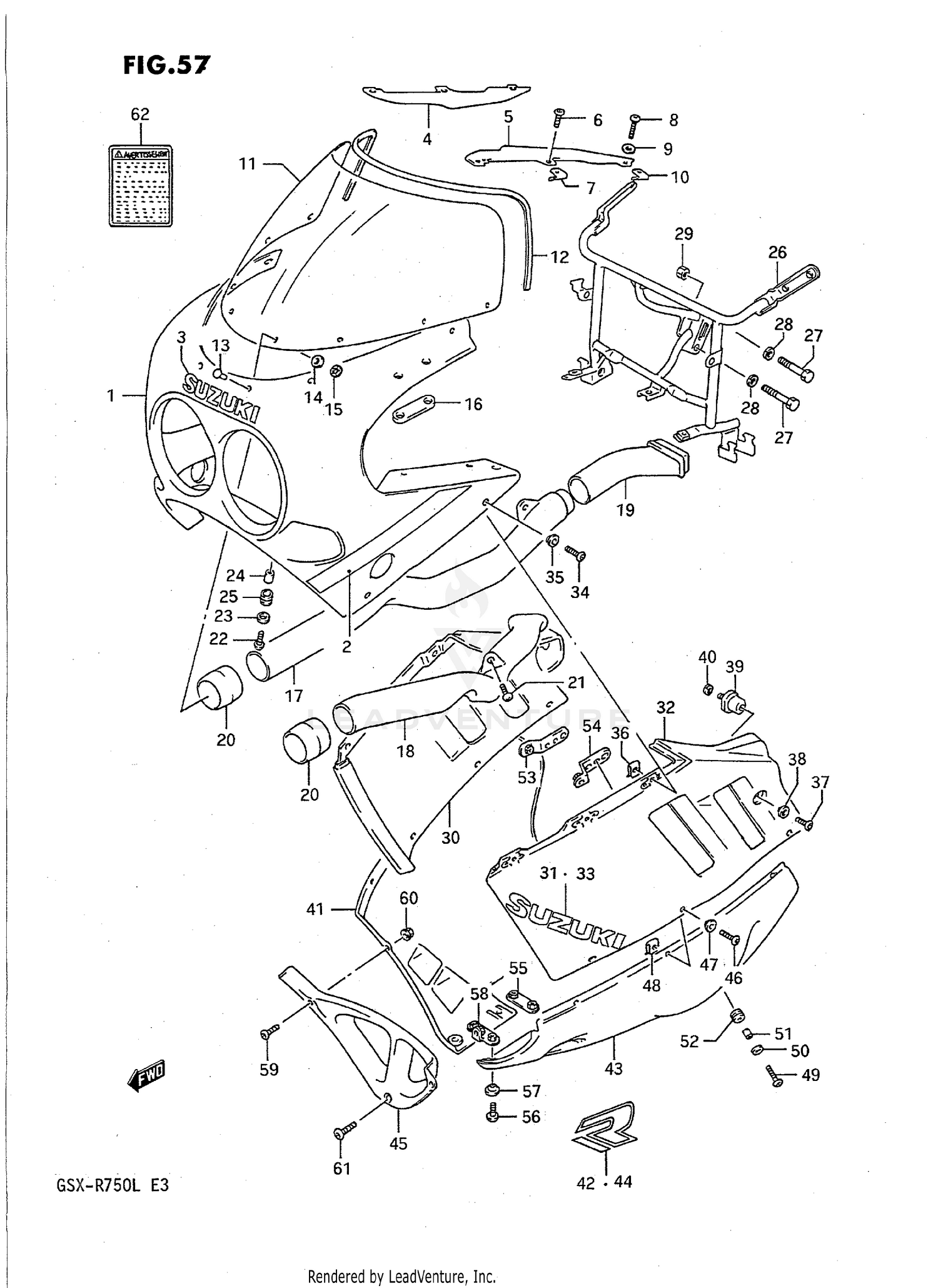 COWLING (MODEL K 9SR)