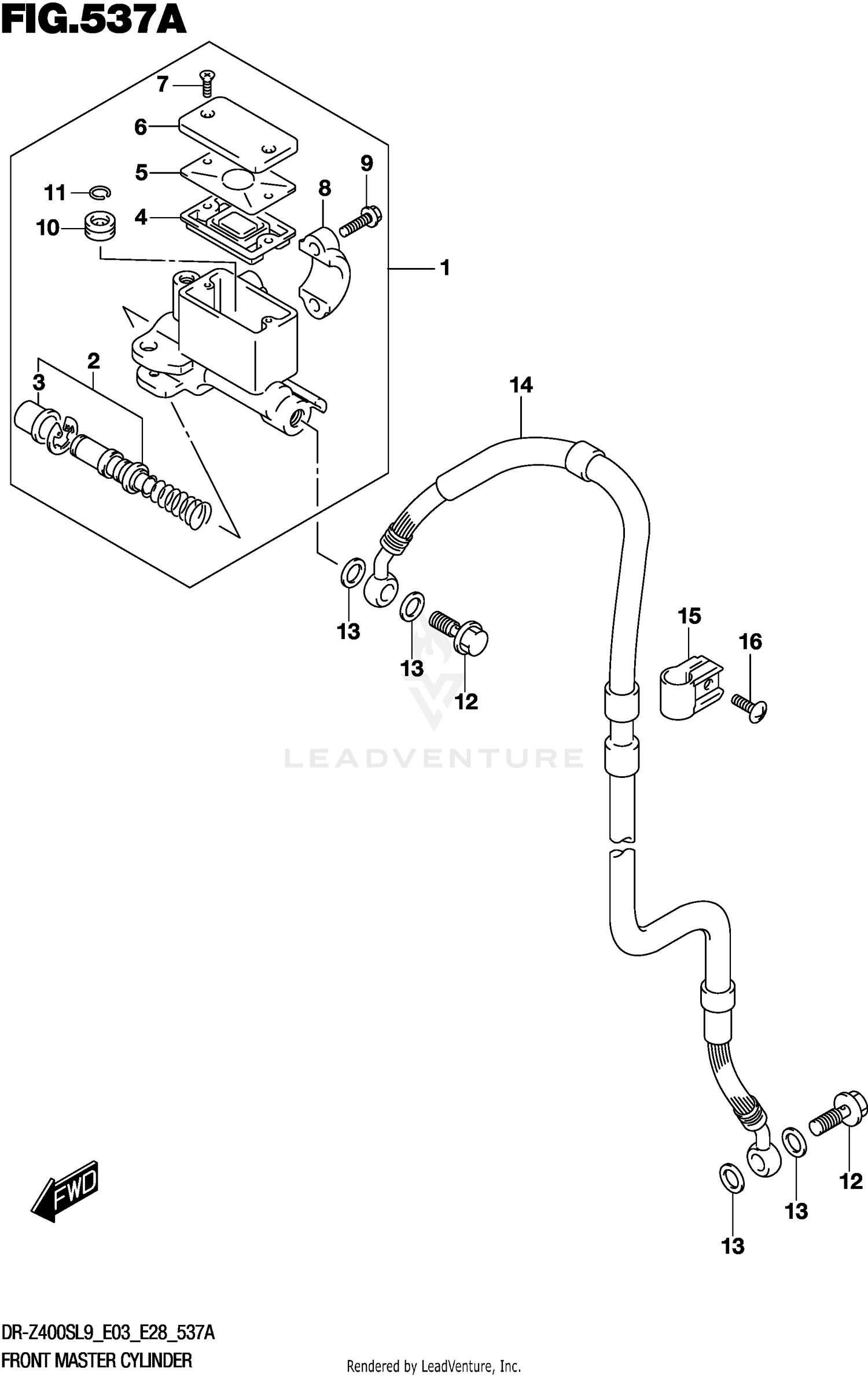 FRONT MASTER CYLINDER