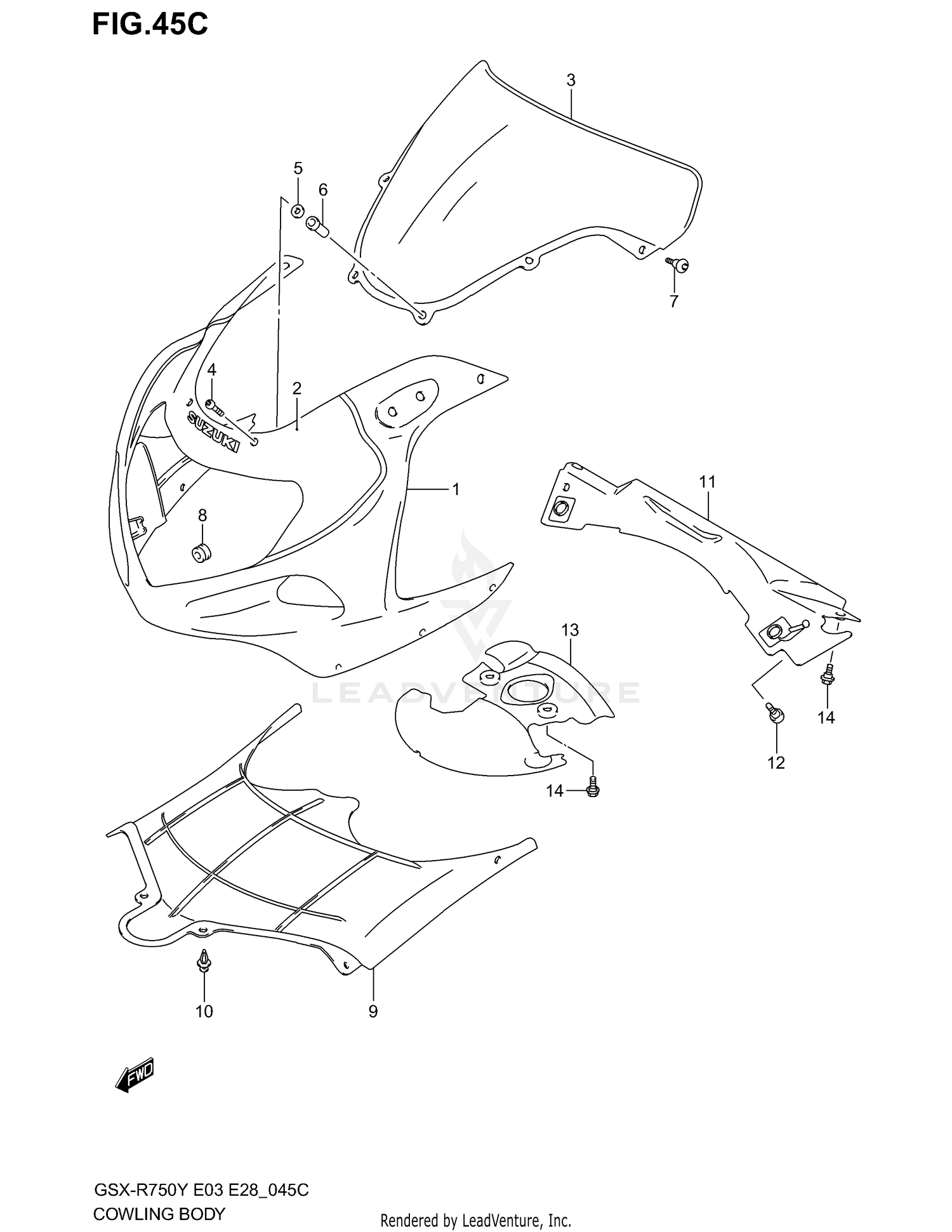 COWLING BODY (MODEL K3)