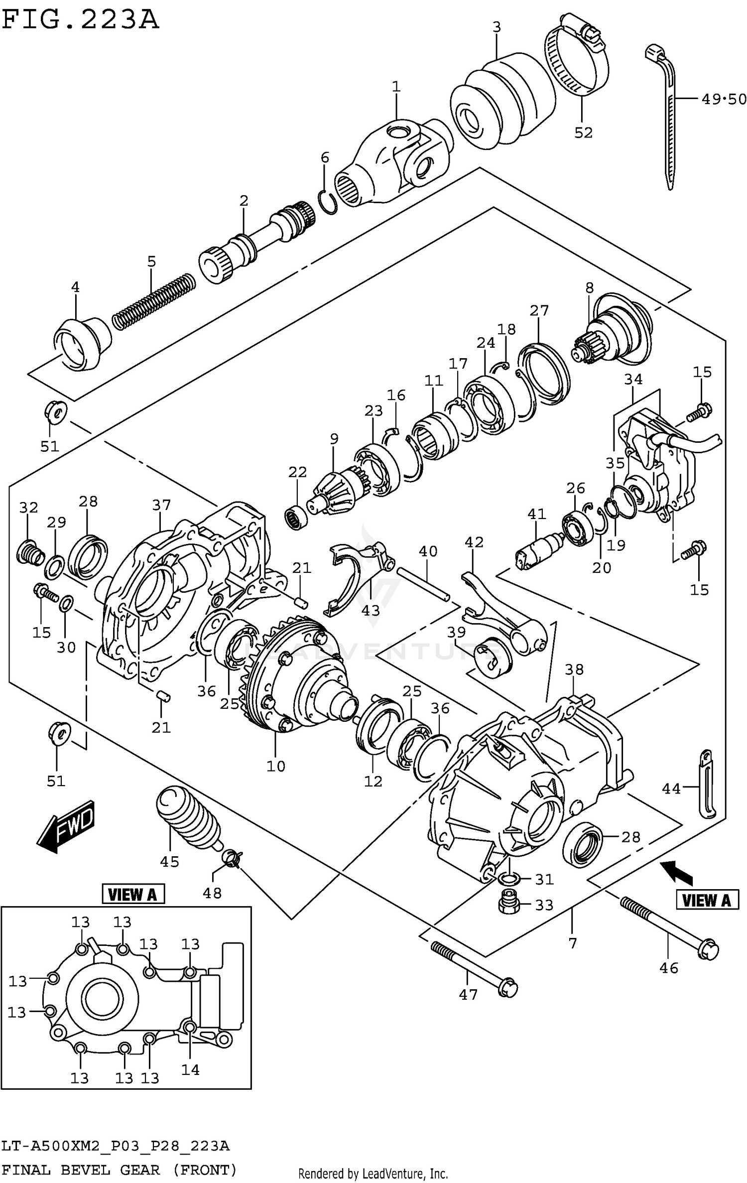 FINAL BEVEL GEAR (FRONT)