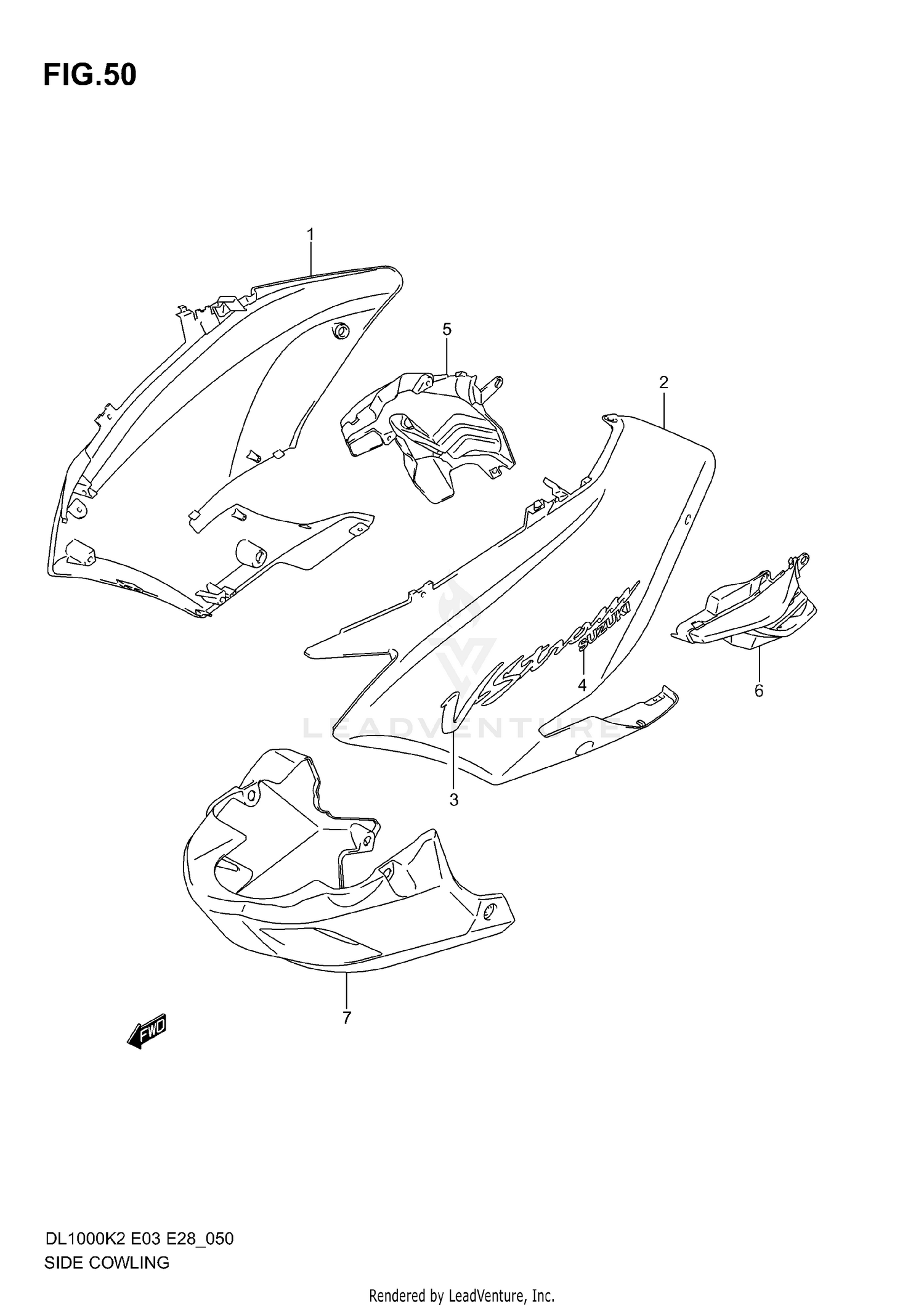 SIDE COWLING (MODEL K2)
